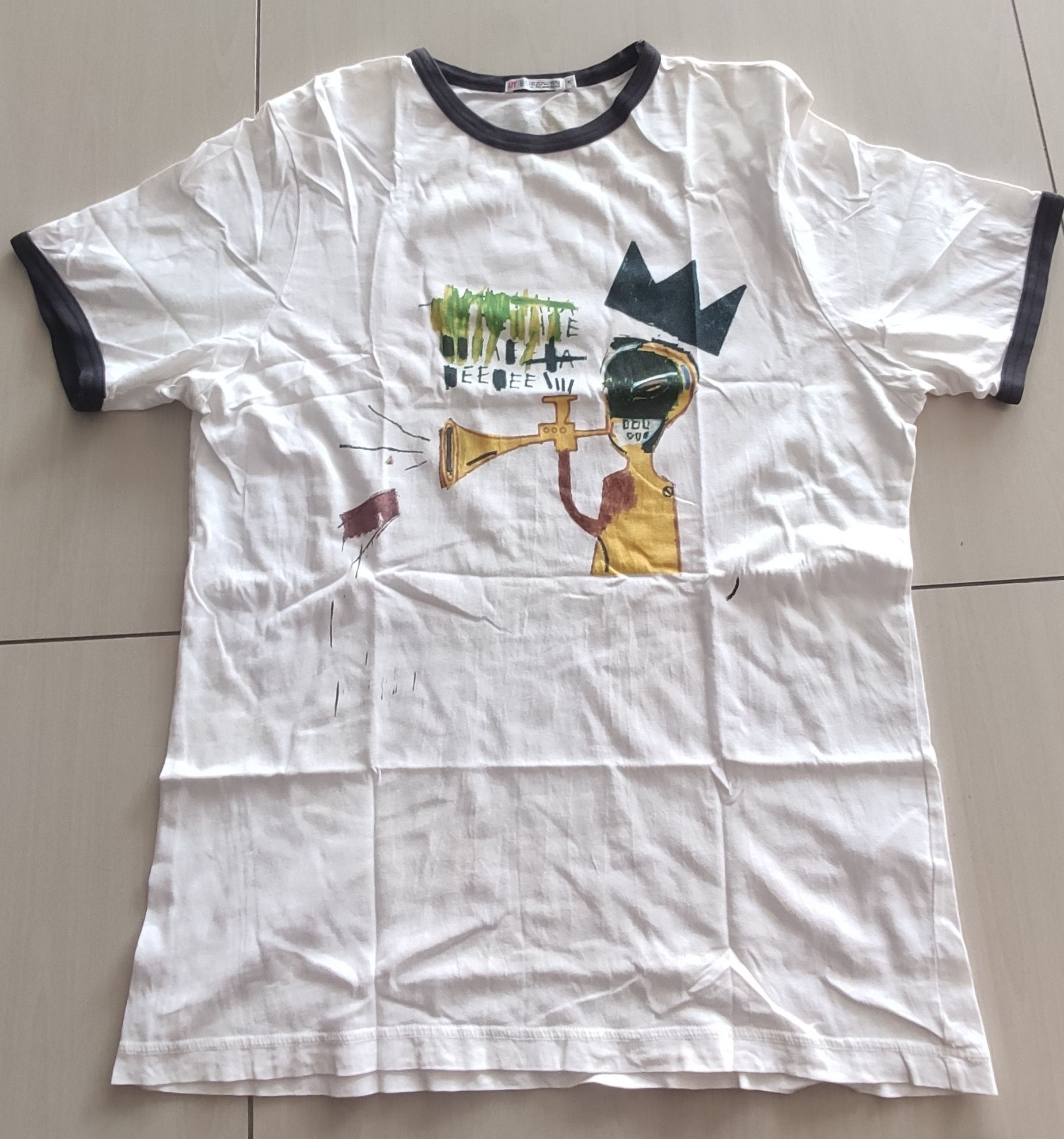 Jean Michel Basquiat Ringer Tee Pop Art