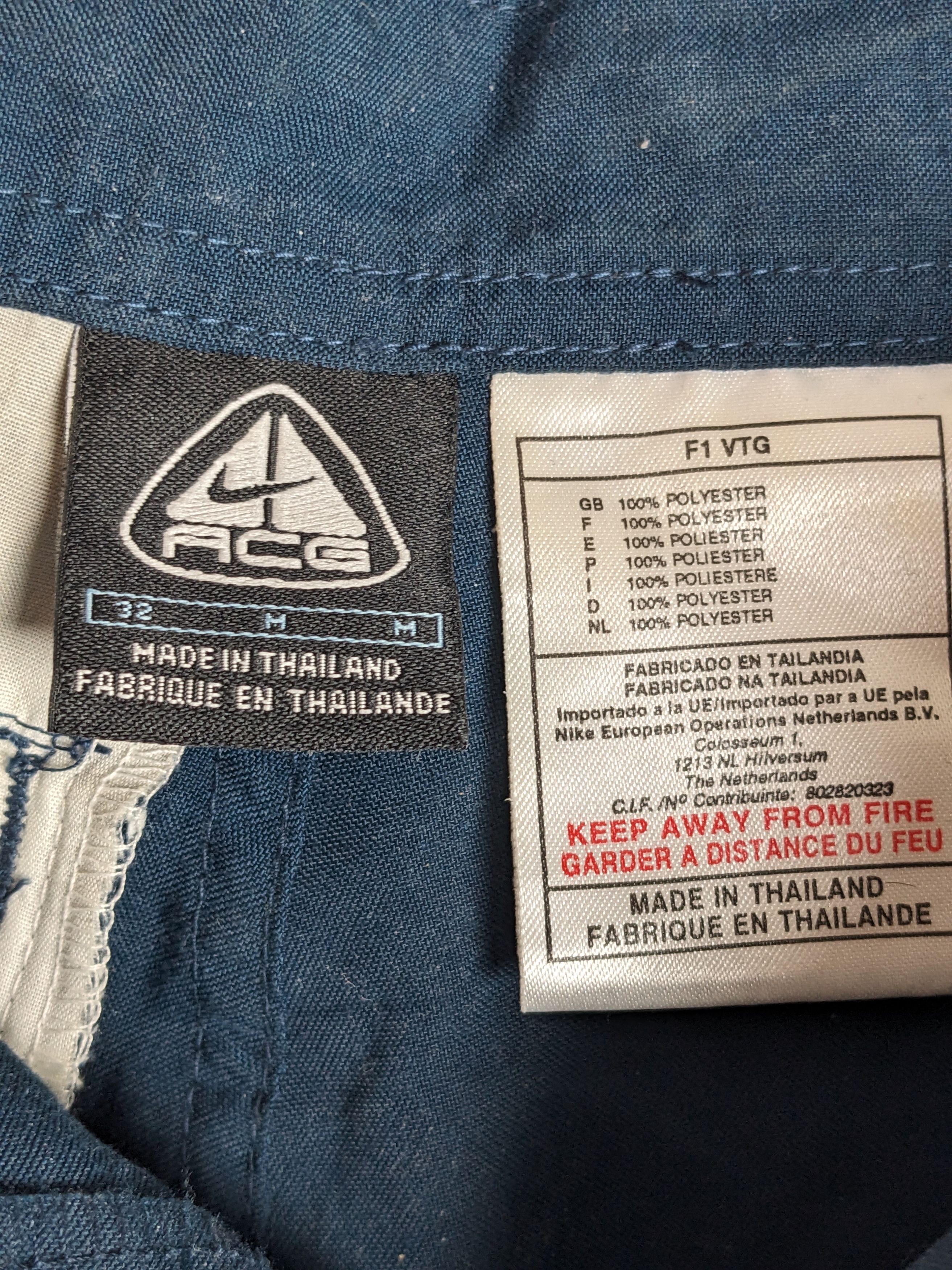 Nike Nike ACG Tech Pants Blue Nike All Condition Gear Convert Size US 30 / EU 46 - 6 Thumbnail