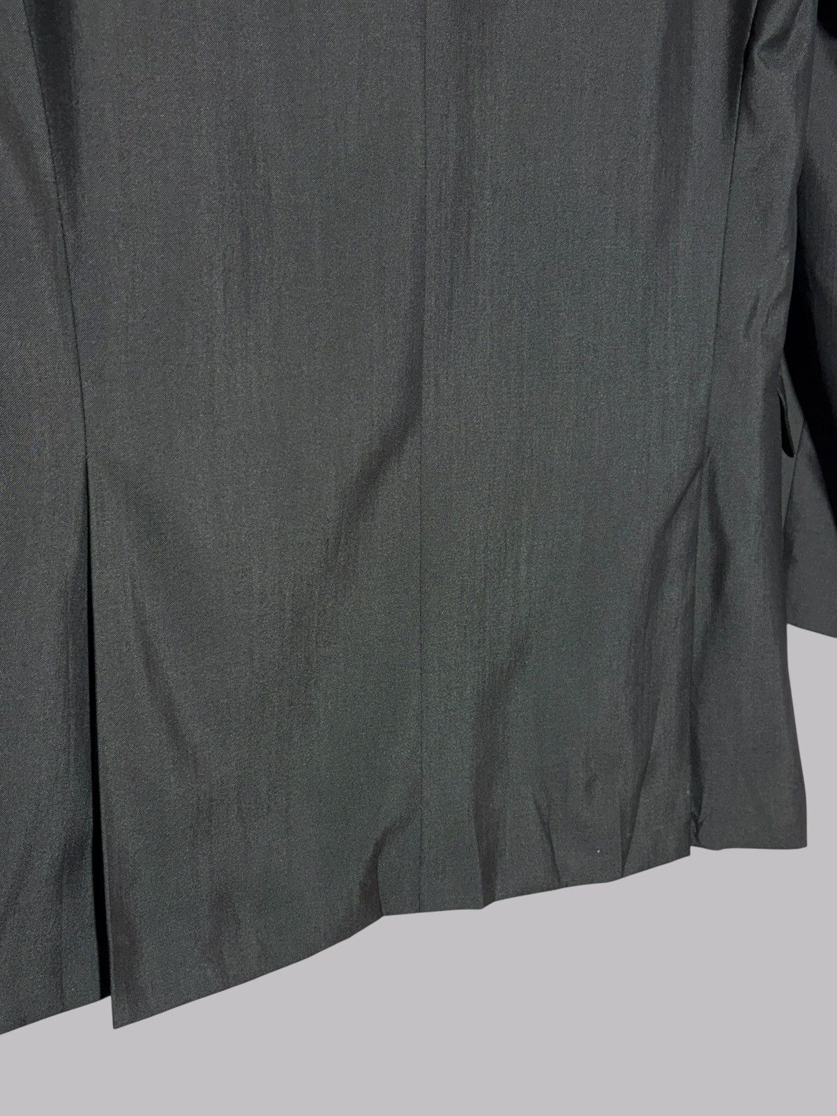 Givenchy Givenchy Paris Shiny Charcoal Grey Blazer Wool Silk Jacket Size 50R - 21 Thumbnail