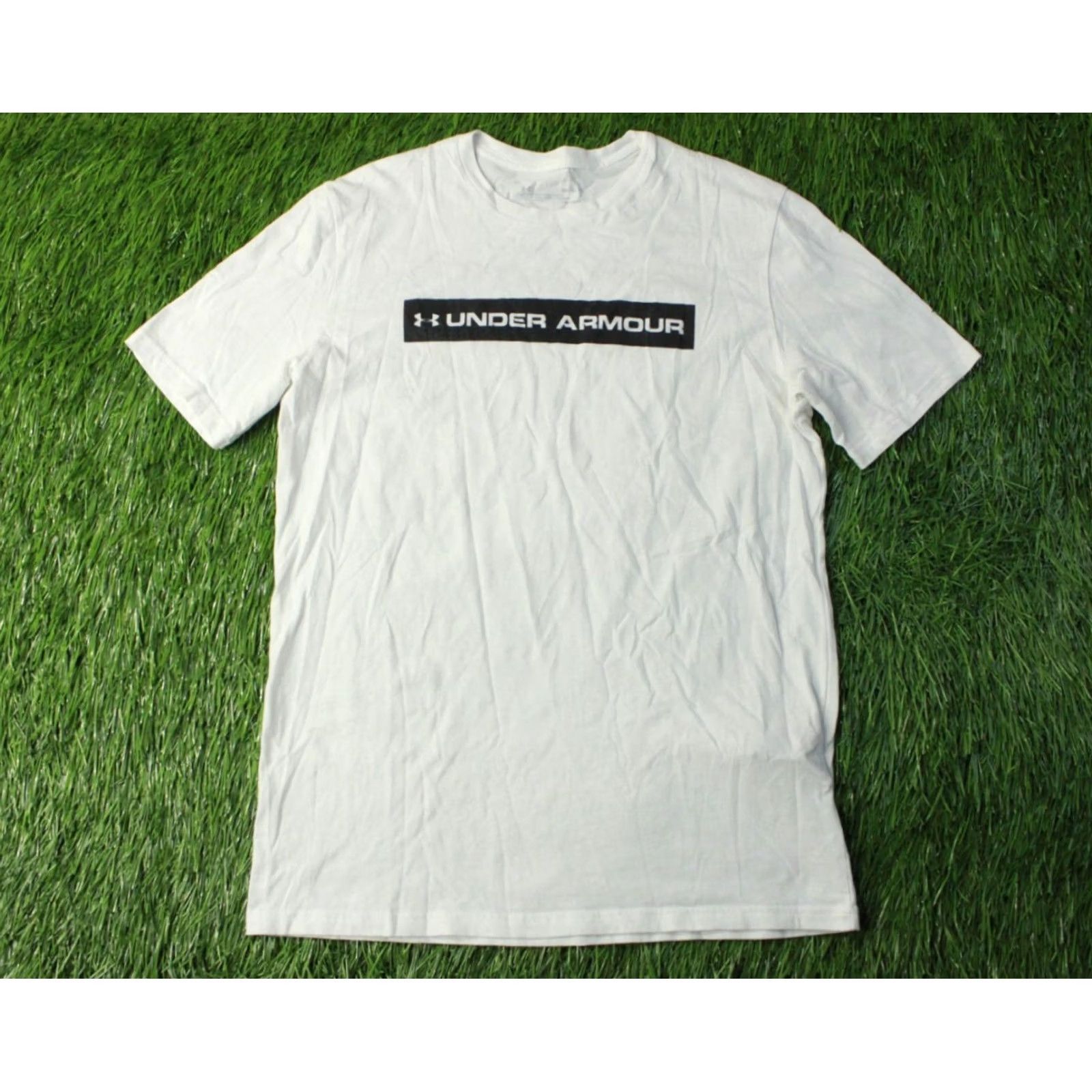 Under Armour UNDER ARMOUR HEATGEAR T-SHIRT Mens Casual Shirt Jersey White 2020 M Short Sleeve Crew Neck Classic Fit Size US M / EU 48-50 / 2 - 2 Thumbnail