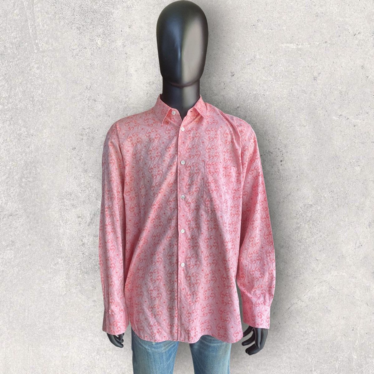 Comme des Garcons SHIRT Vintage 90’s Print Oversize Shirt Size US M / EU 48-50 / 2 - 1 Thumbnail