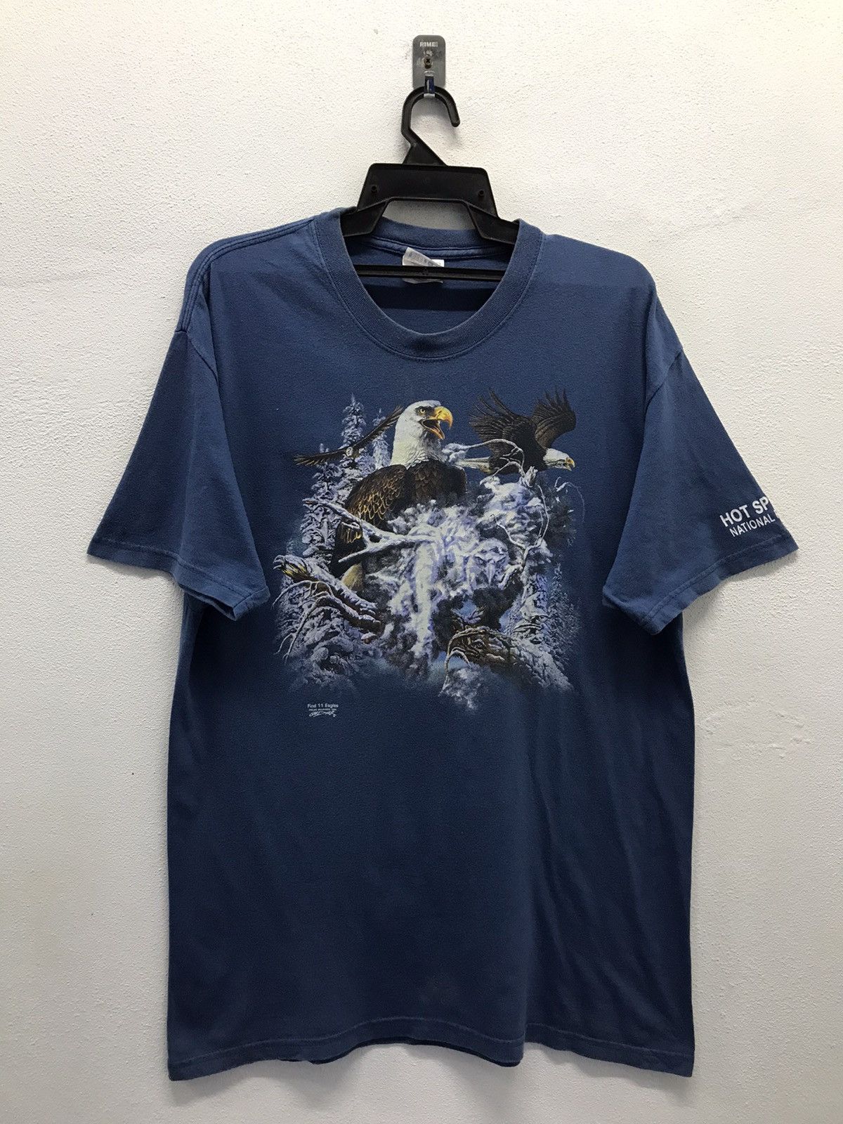 Hanes × Vintage Vintage Hanes Find 11 Eagles Polar Graphic Usa Shirt Size US L / EU 52-54 / 3 - 1 Thumbnail