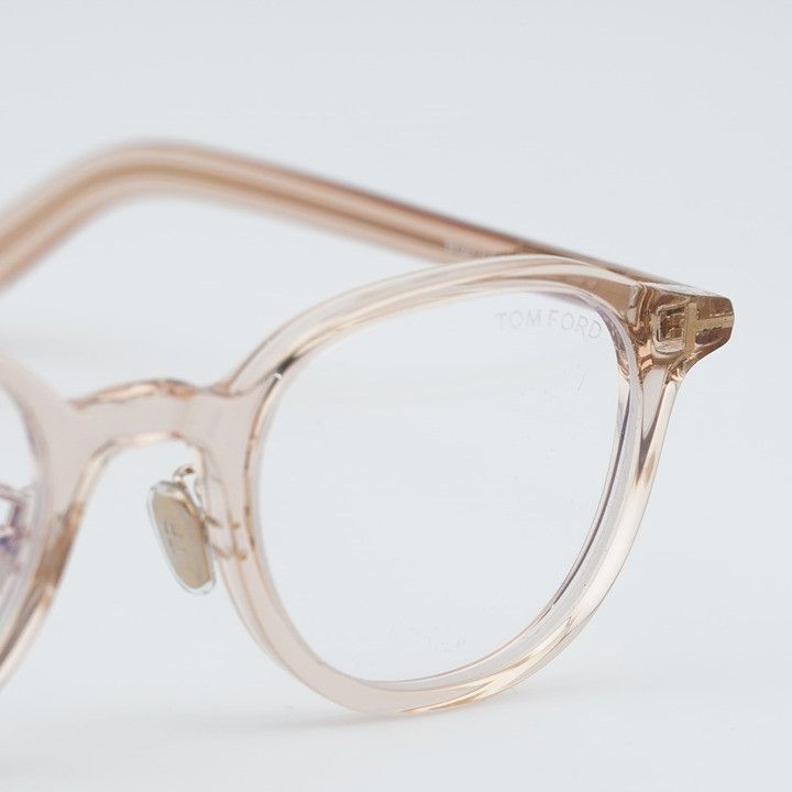 Tom Ford Tom Ford FT5857-D-B 072 Eyeglasses Brown 48mm Square Frame Size ONE SIZE - 6 Thumbnail