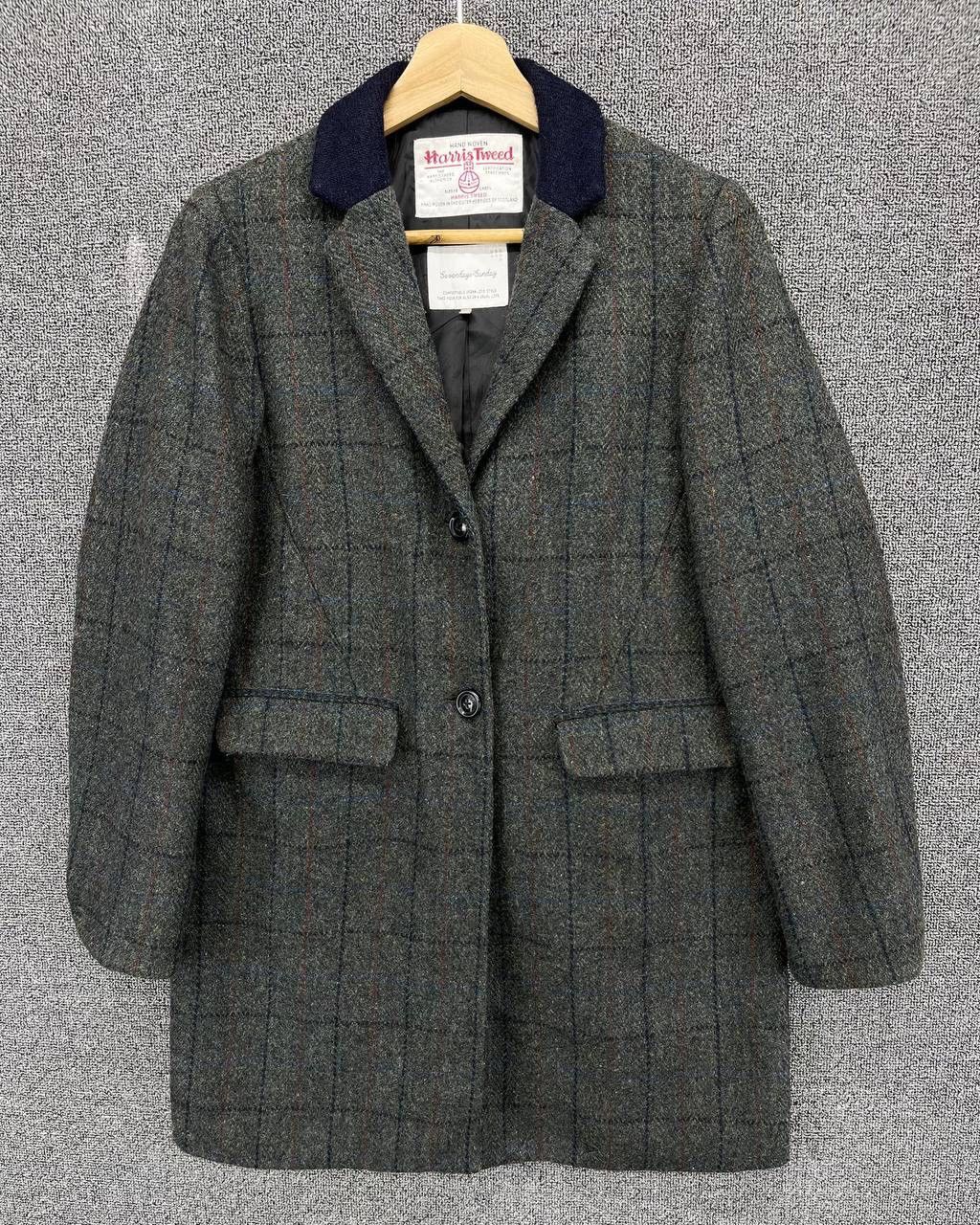 Harris Tweed Harris Tweed x Sevendays Sunday Shadow Plaid Wool Jacket Size M / US 6-8 / IT 42-44 - 1 Thumbnail