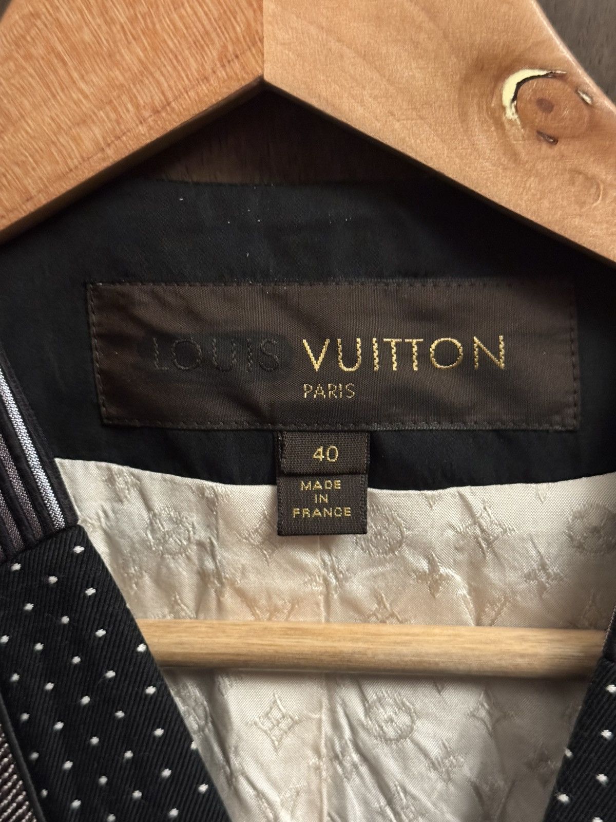 Louis Vuitton Louis vuitton sleeveless denim leather jacket 40 Size S / US 4 / IT 40 - 2 Thumbnail