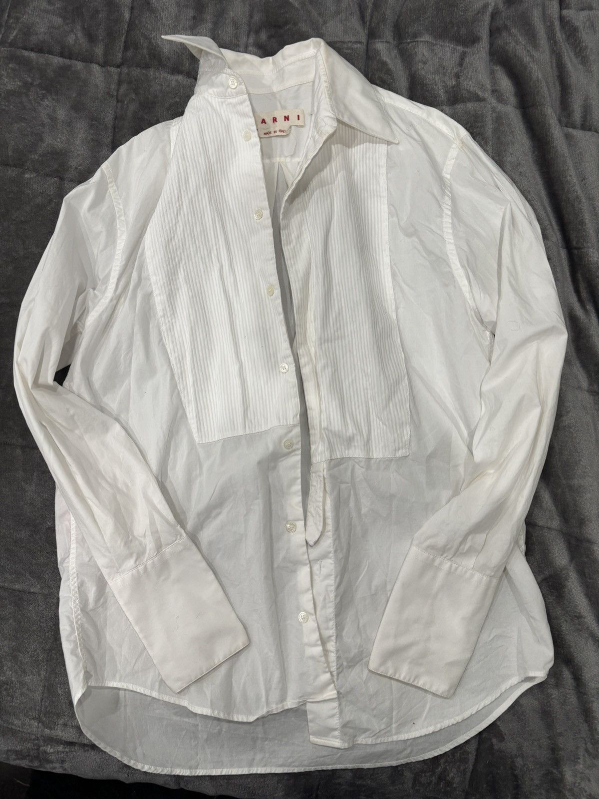 Marni Marni white tuxedo button down Size US S / EU 44-46 / 1 - 2 Thumbnail