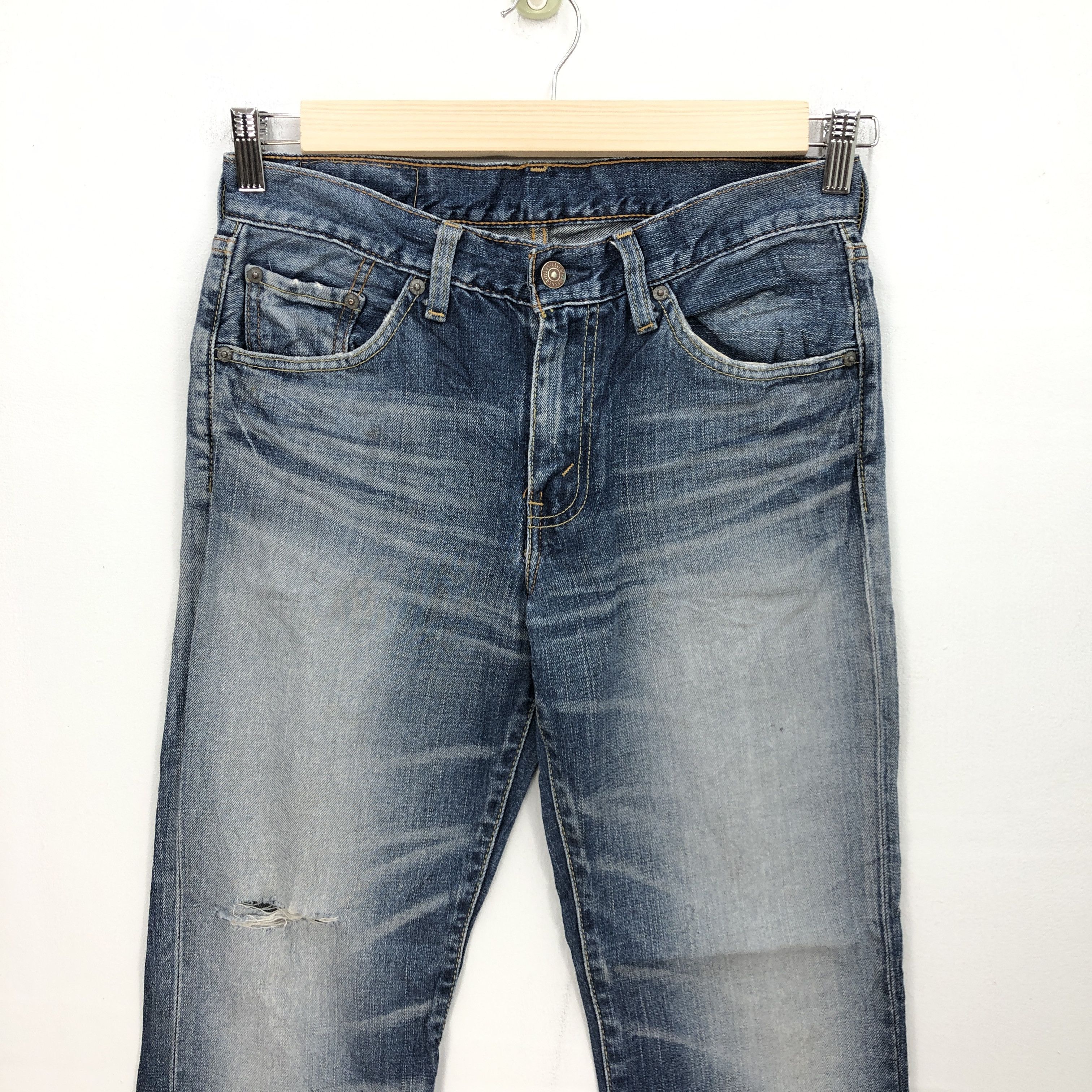 Levi's Vintage Levis Bell Bottom Jeans Flare Levi's 517 Denim Size 28" / US 6 / IT 42 - 3 Thumbnail