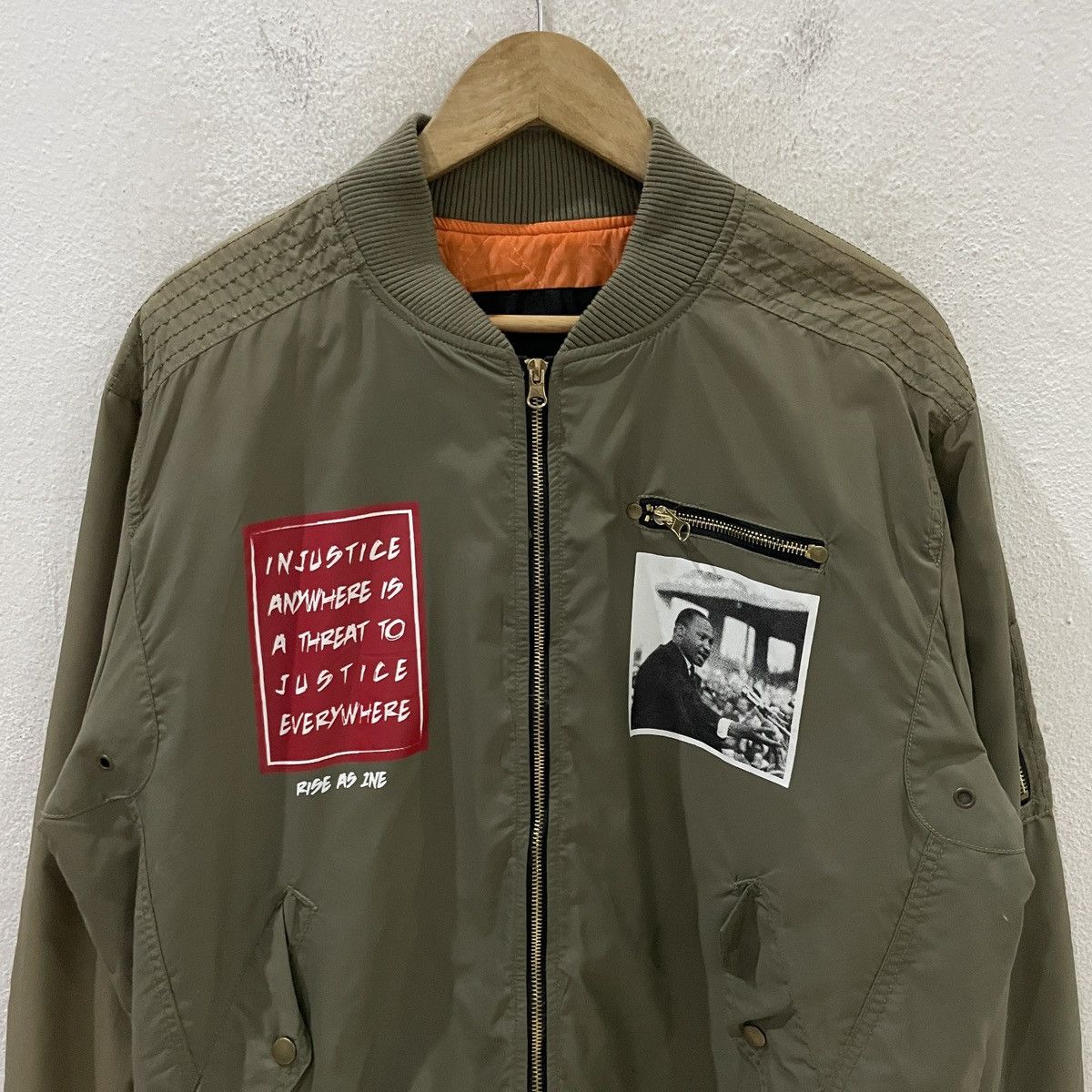 Japanese Brand Vintage Rise As 1ne Japan Art Bomber Jacket Size US XL / EU 56 / 4 - 4 Thumbnail