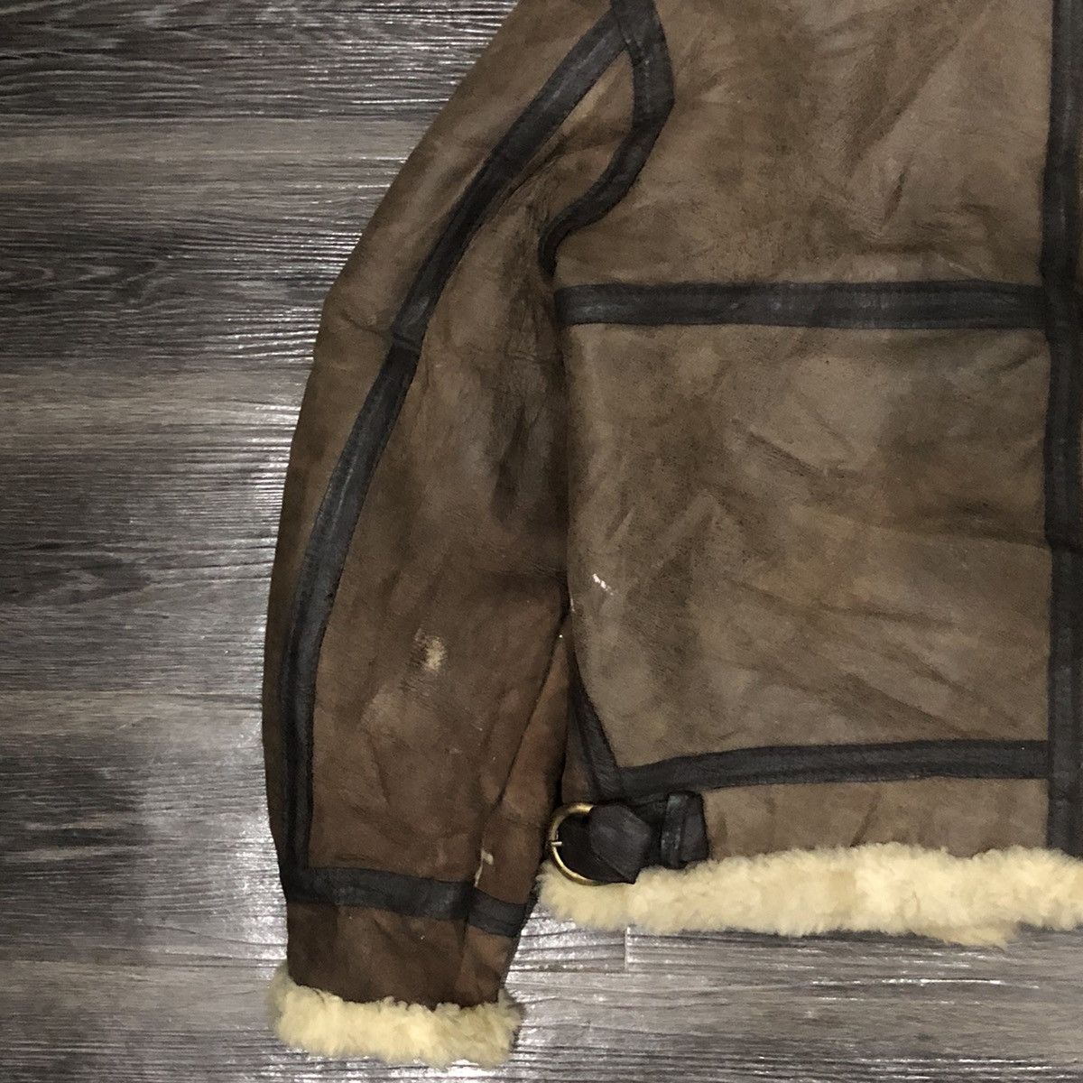 Schott Schott Bros B-3 classic WWII sheepskin leather“bomber”jacket Size US M / EU 48-50 / 2 - 19 Thumbnail
