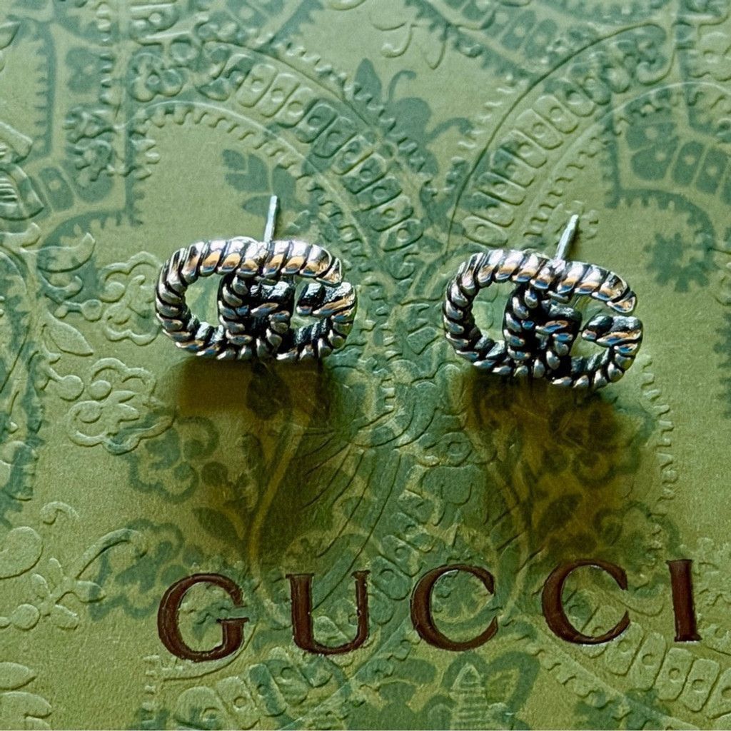 Gucci GG Marmont Sterling Silver Earrings