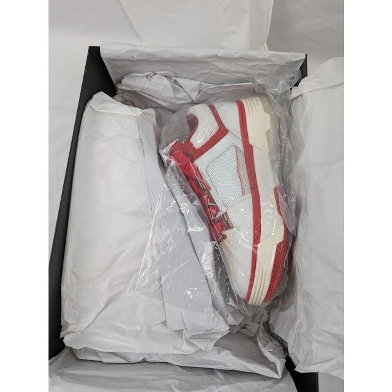 Amiri o1rshd1 Q:3 / MA-1 Low-Top Sneakers in White/ Red Size US 9 / EU 42 - 22 Thumbnail