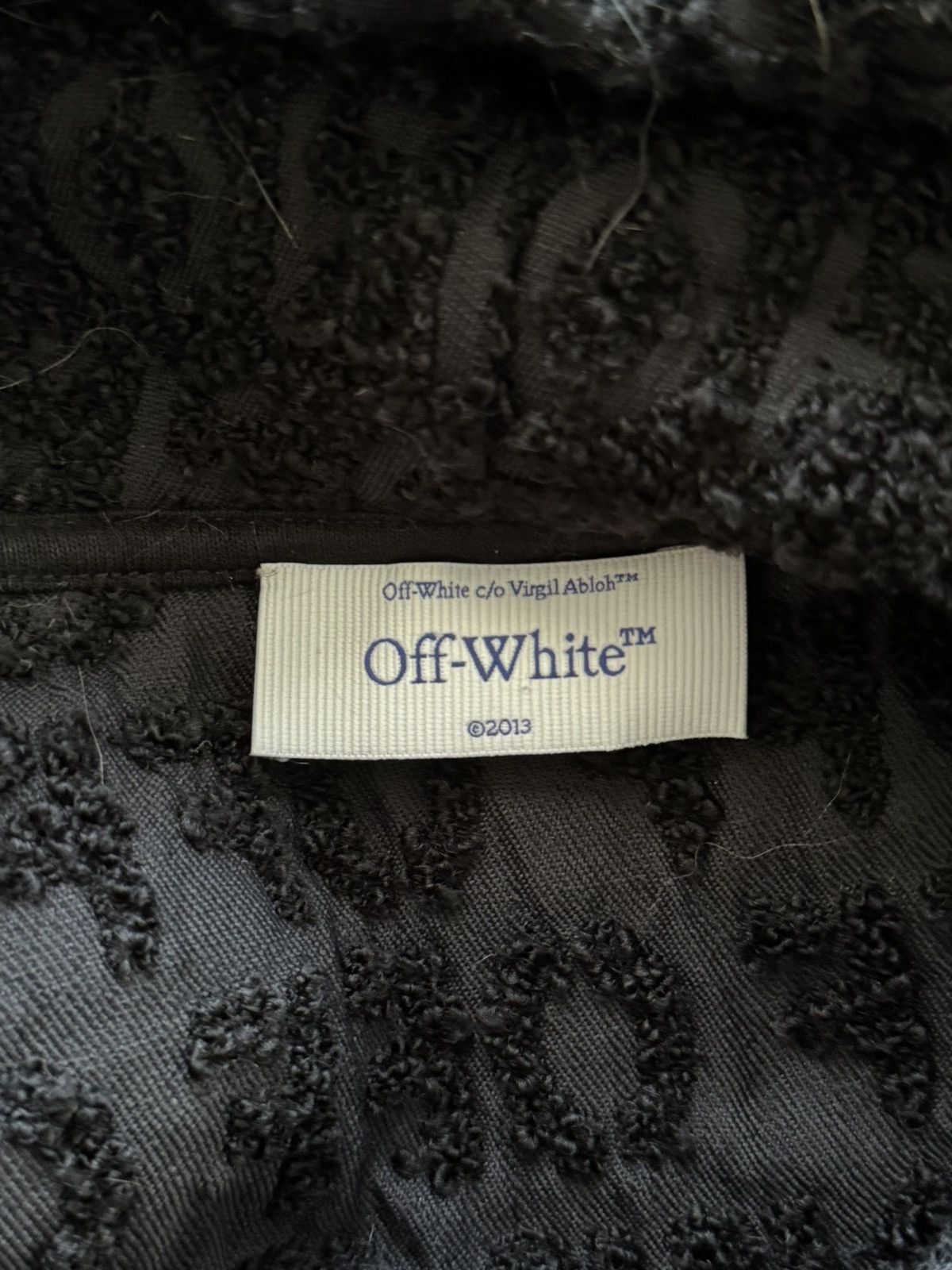 Off-White Off-White Boucle Monogram Hoodie Size US M / EU 48-50 / 2 - 6 Thumbnail