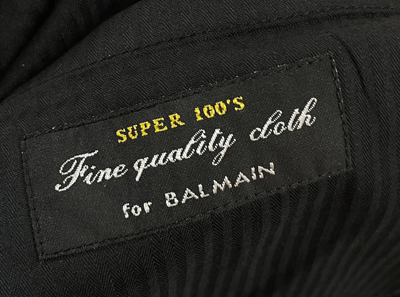 Balmain Vintage Balmain Trousers Wool Dress Pants Size US 36 / EU 52 - 6 Thumbnail