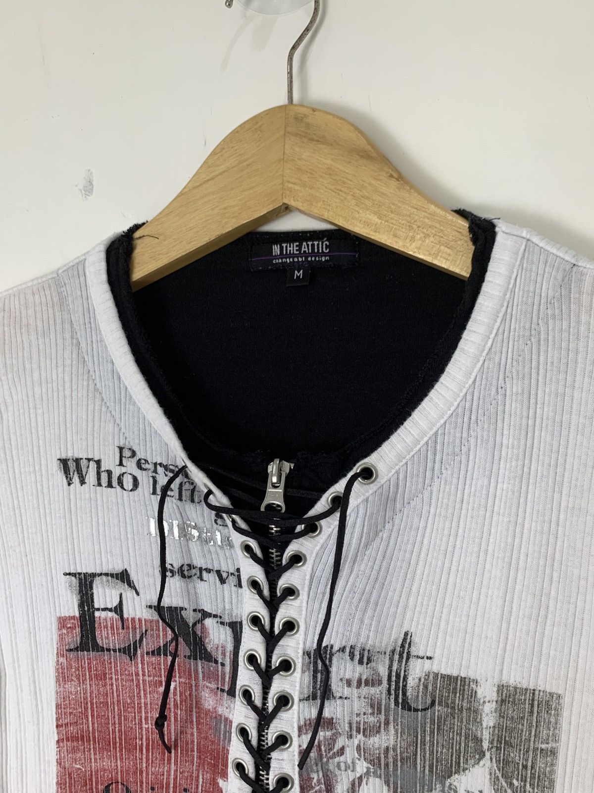 In The Attic lace up in the attic japan tshirt Size US M / EU 48-50 / 2 - 3 Thumbnail