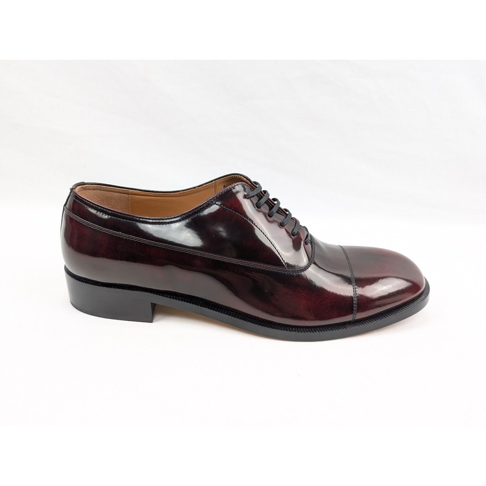 Maison Margiela o1rshd1 Q:2 / Lace-Up Derby Shoes in Bordeaux Size US 13 / EU 46 - 1 Thumbnail