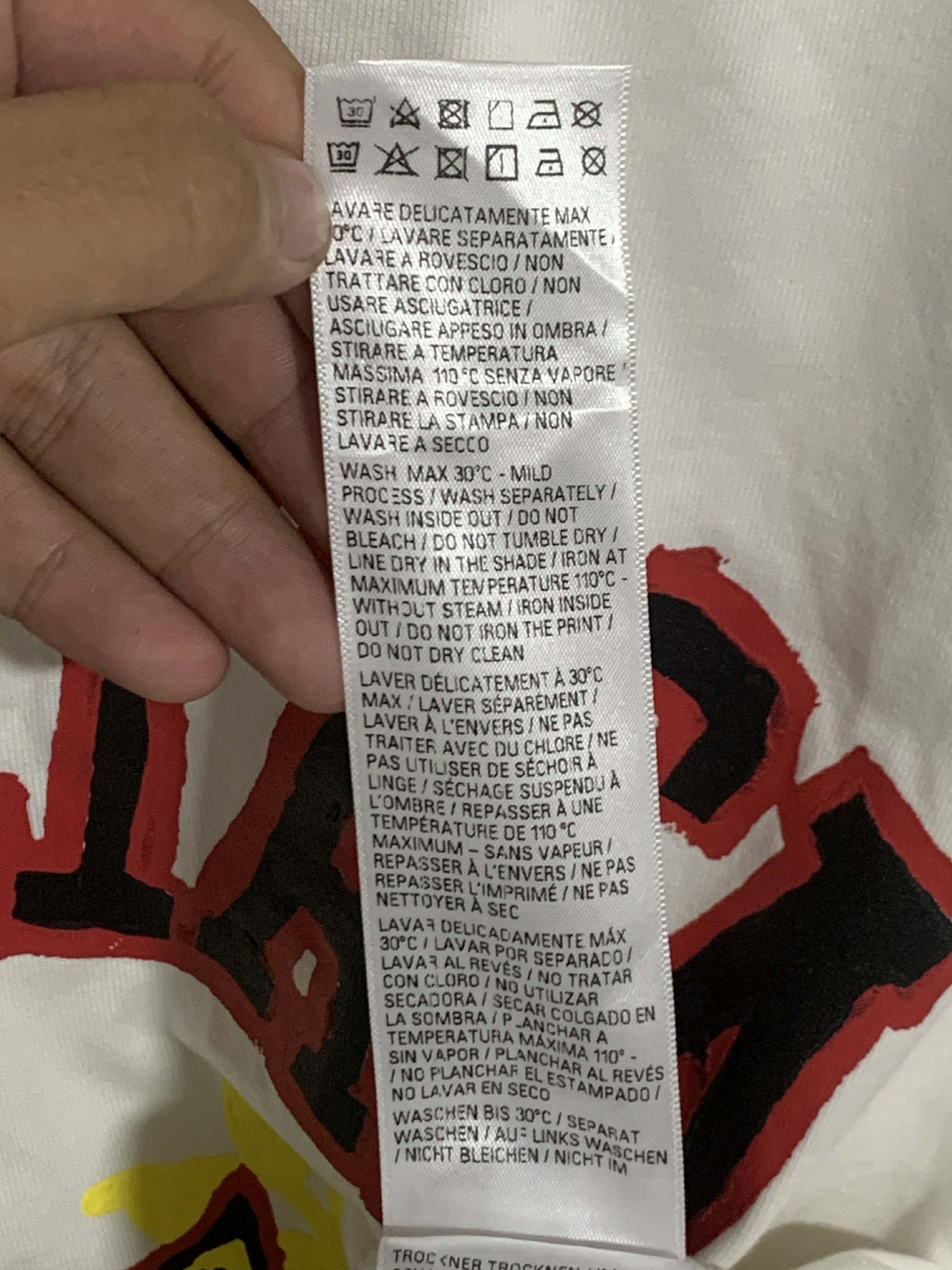 Balenciaga Balenciaga DIY 22SS Printed College Distressed Shirt Size US M / EU 48-50 / 2 - 9 Thumbnail