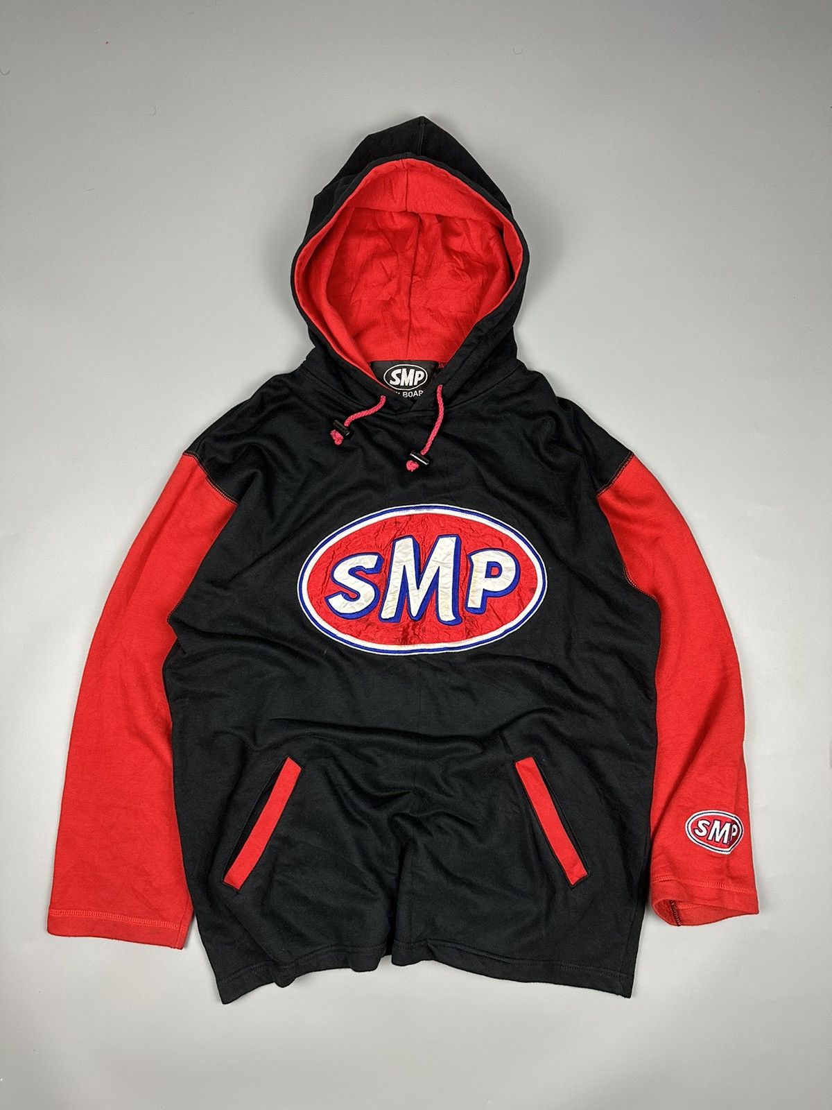 Japanese Brand Vintage Skates SMP Snowboards Hoodie Size US XL / EU 56 / 4 - 1 Thumbnail