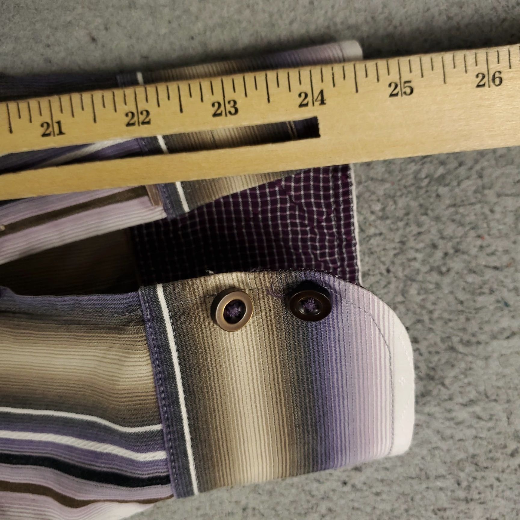 Tommy Bahama Tommy Bahama Shirt Mens 2XL Purple Striped Cotton Button Up Long Sleeve Size US XXL / EU 58 / 5 - 6 Thumbnail