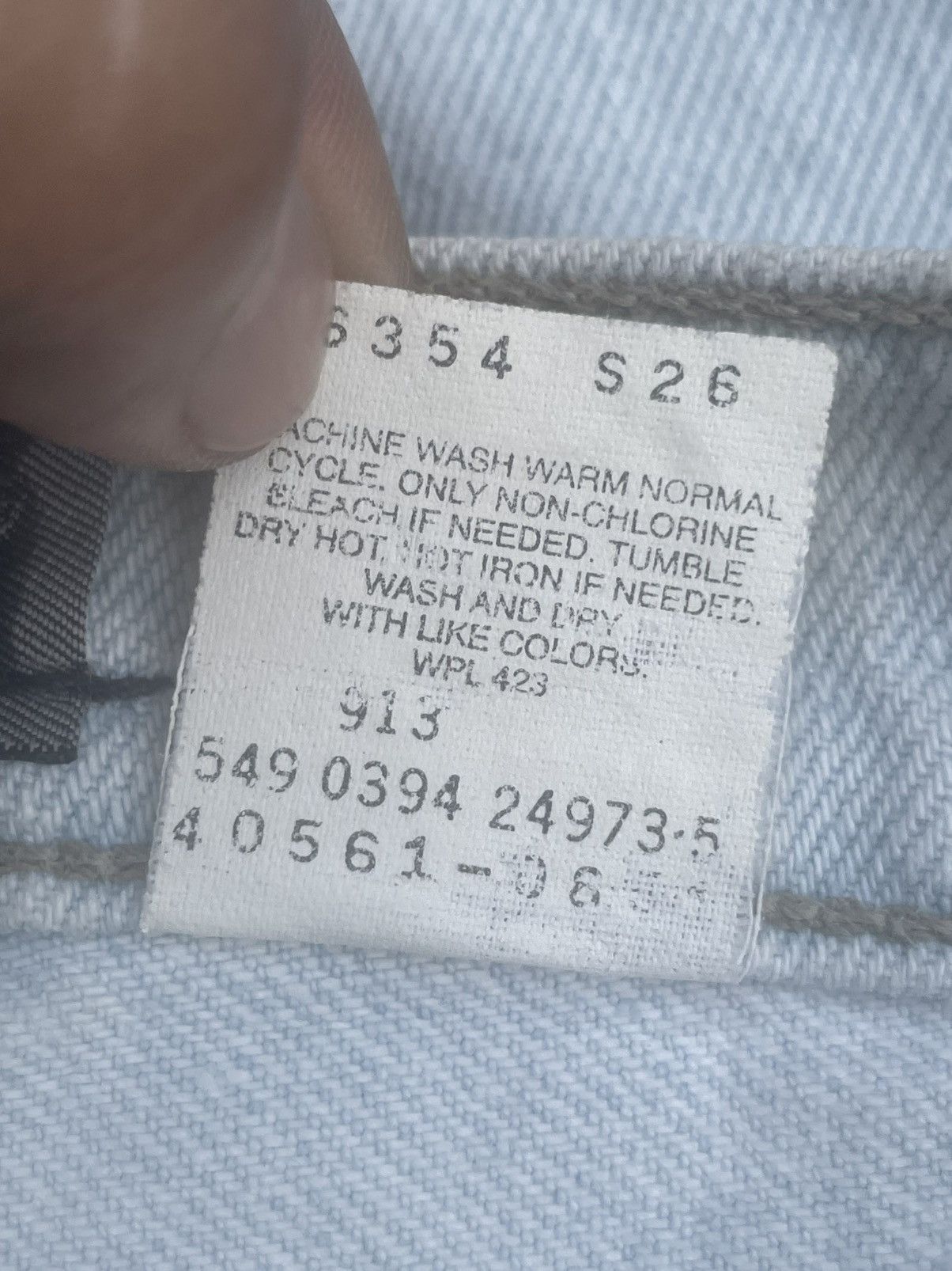 Levi's Vintage 1994 Levis Silver Tab Baggy Size US 30 / EU 46 - 18 Thumbnail