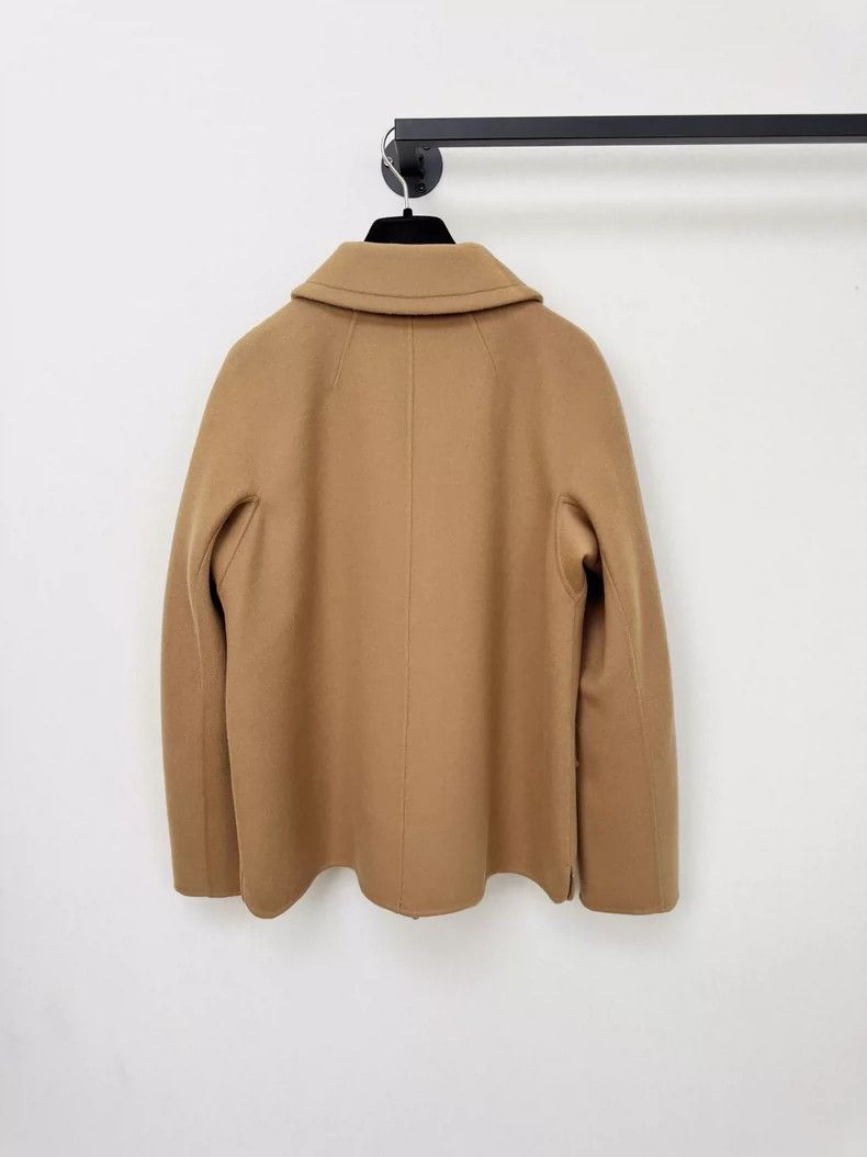 Max Mara Max Mara Brown wool coat Size L / US 10 / IT 46 - 5 Thumbnail