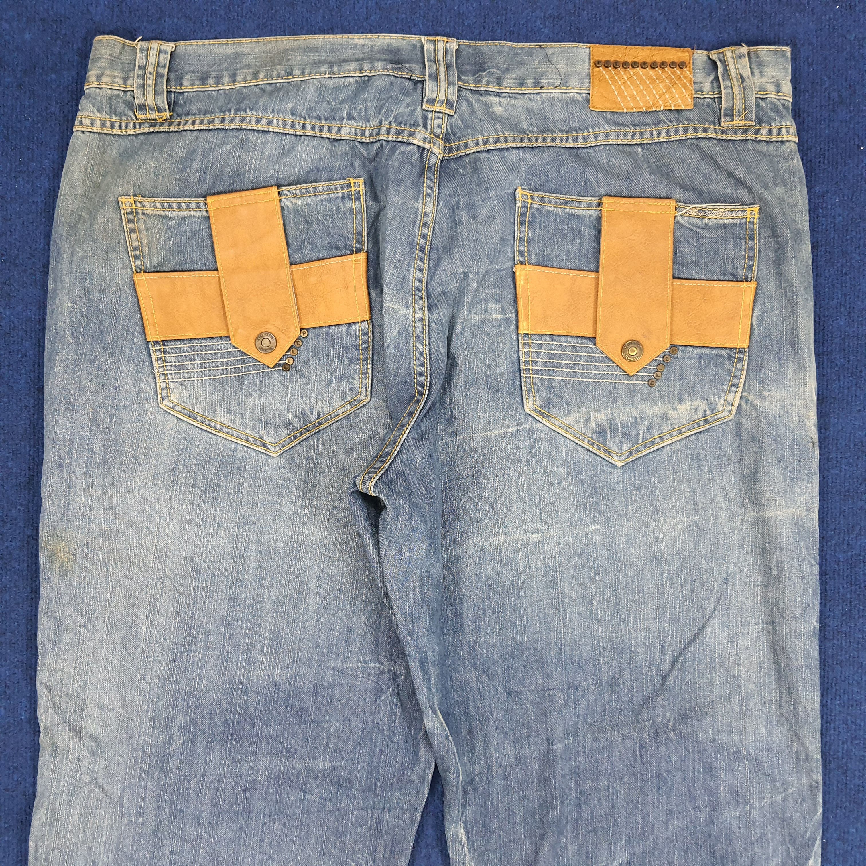Pelle Pelle × Vintage Vintage Pelle Pelle Us Urban Fashion Design Jeans Size US 42 / EU 58 - 2 Thumbnail