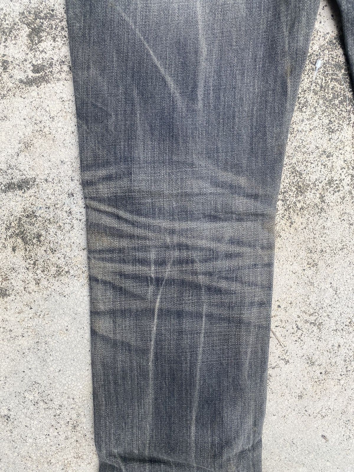 If Six Was Nine × Vanquish Vanquish Distressed Faded Claw Mark Denim Jeans Size US 30 / EU 46 - 19 Thumbnail