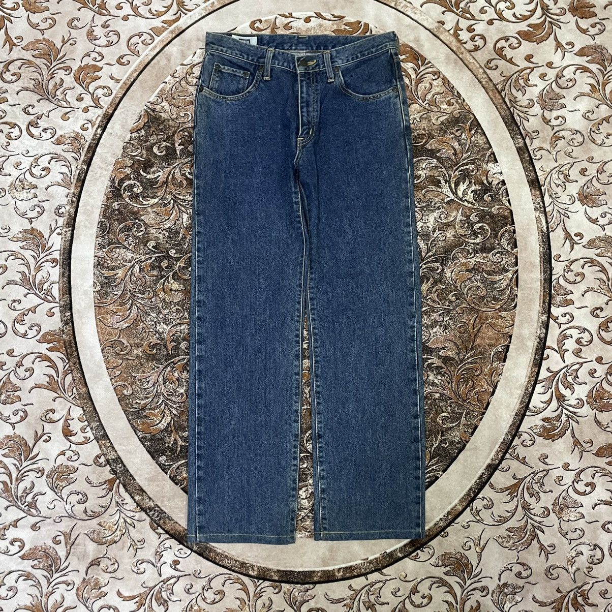 Edwin 🔥Vintage 90s Edwin 403 Blue Washed Regular Fit Denim Jeans Size US 31 - 1 Thumbnail