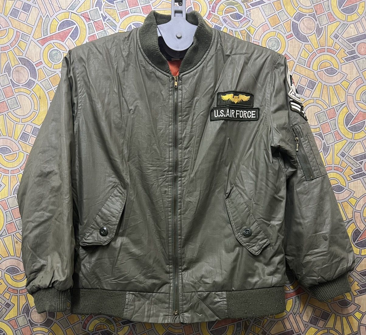 Other U.S.AIR .FORCE JACKET USAF. (GJ38) Size US L / EU 52-54 / 3 - 1 Thumbnail