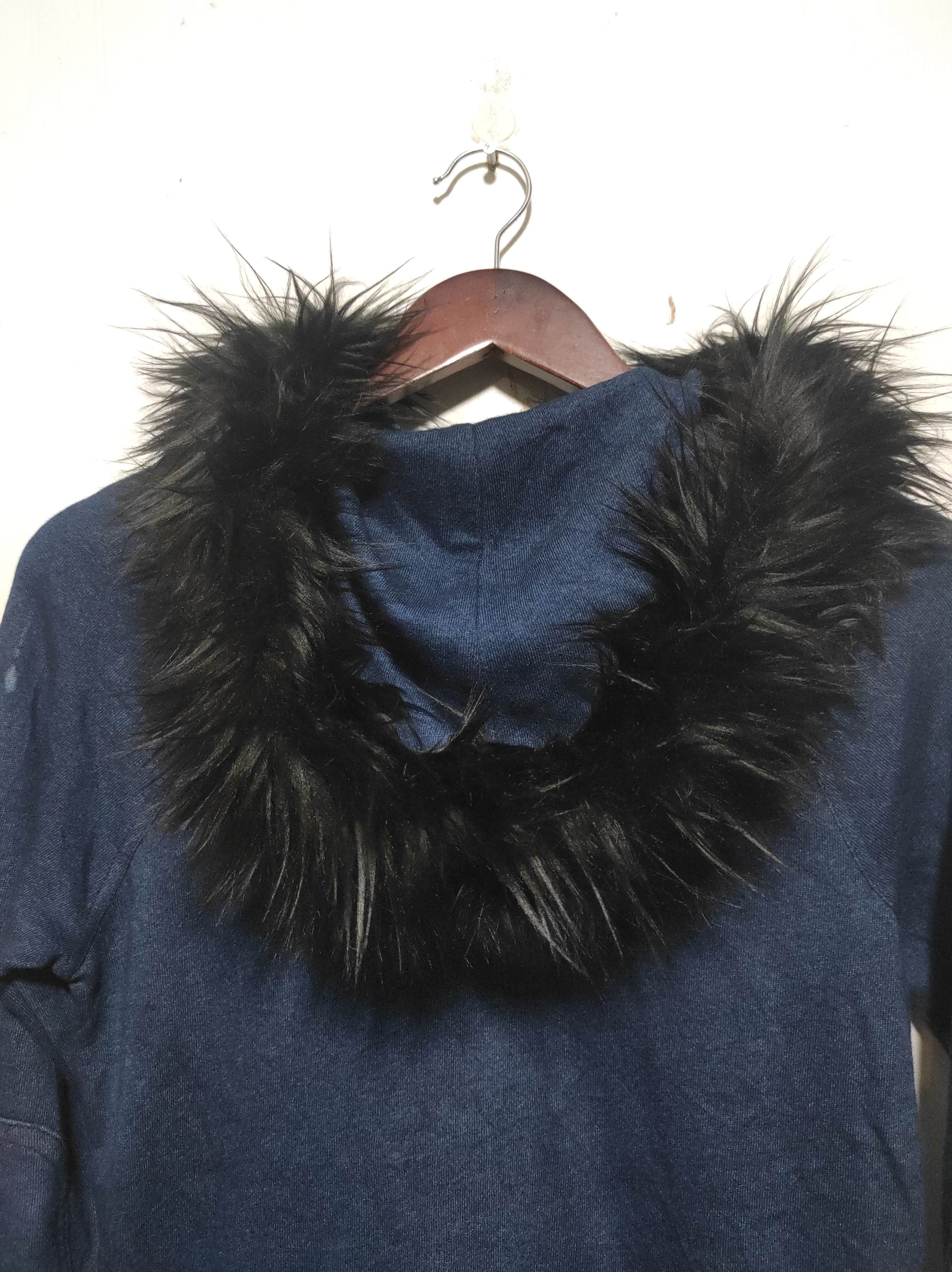 Japanese Brand Juicy Couture Denim Zip Fur Hoodie if6was9 LGB style Size US XS / EU 42 / 0 - 14 Thumbnail