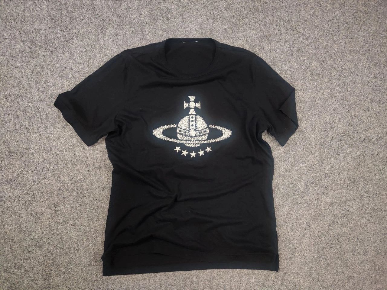 Vintage Vivienne Westwood Authentic Orb BIg Logo Black Mens T-Shirt Size US M / EU 48-50 / 2 - 3 Thumbnail