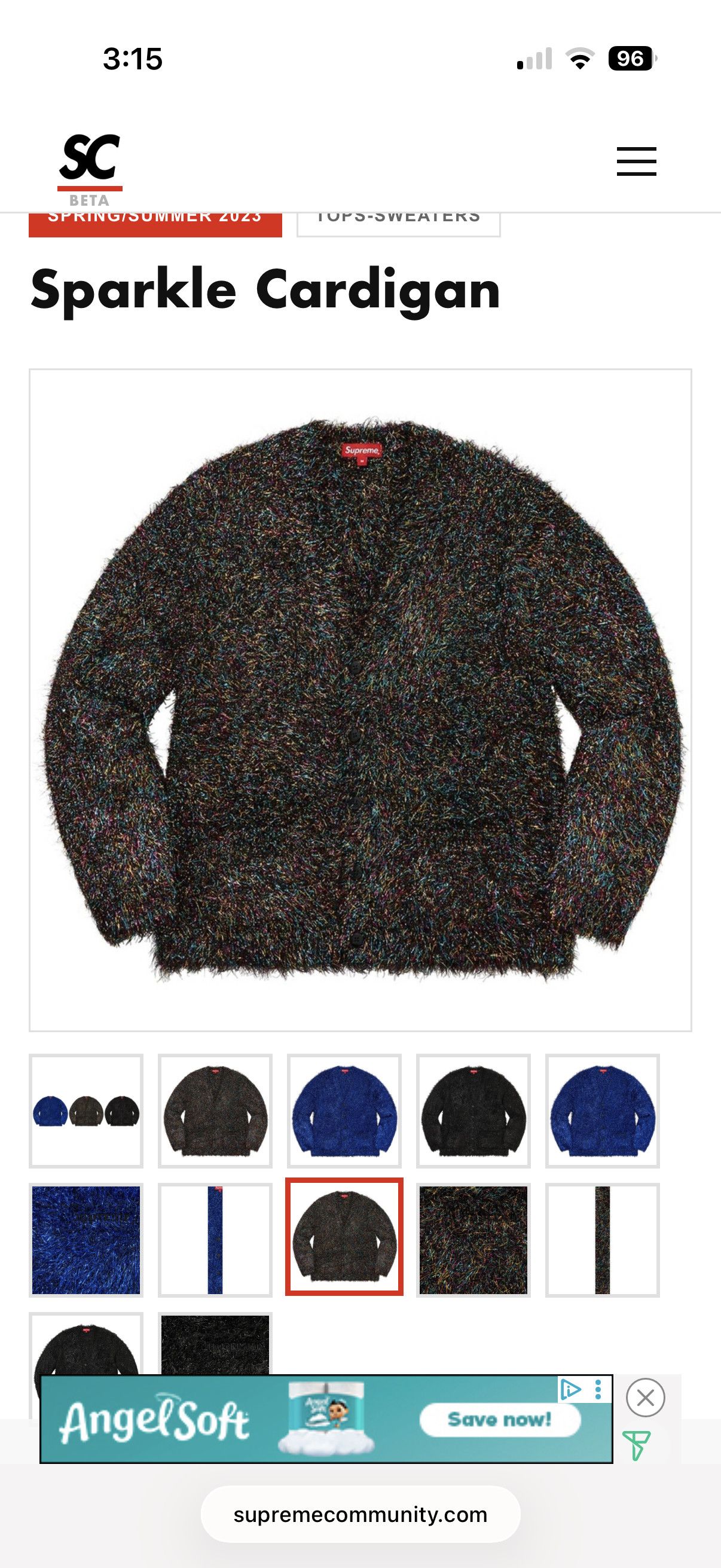 Supreme Supreme Sparkle Cardigan Multicolor | Grailed