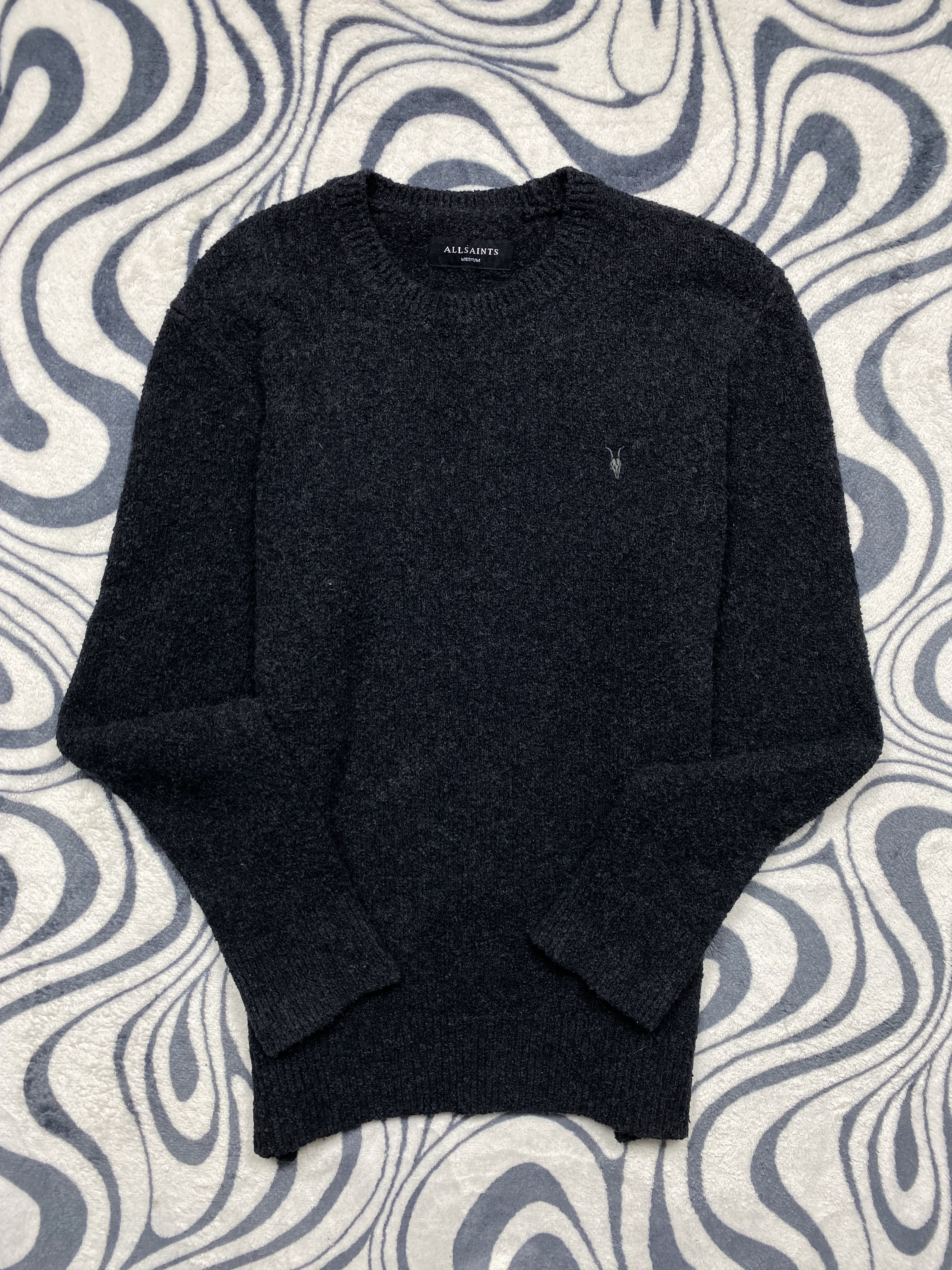 Allsaints Allsaints Mens Mohair Oversized Sweater Y2K Size US M / EU 48-50 / 2 - 1 Thumbnail