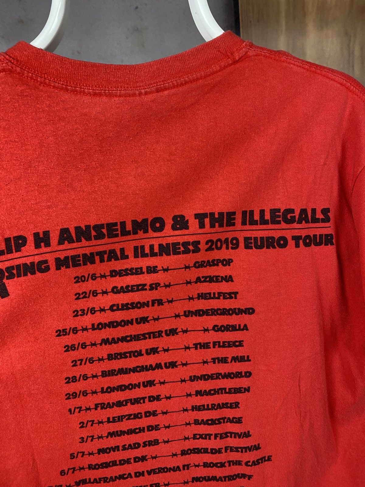 Band Tees 🥅Vintage T-Shirt Philip H. Anselmo & The Illegals Rock Tour🥅 Size US M / EU 48-50 / 2 - 9 Thumbnail
