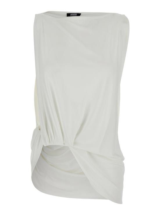 Jacquemus JACQUEMUS Women Tops 251TO1222381100 White Size S / US 4 / IT 40 - 1 Thumbnail