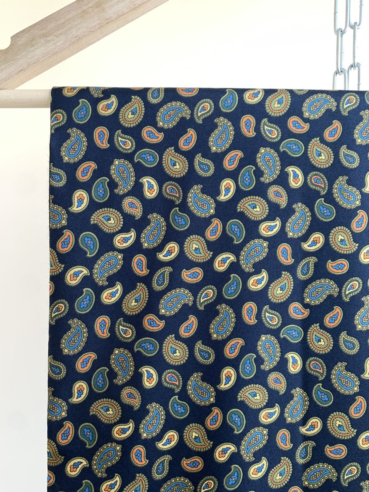 Other Hemley Reversible Silk Lambswool Paisley Print Scarf Wool Size ONE SIZE - 6 Thumbnail