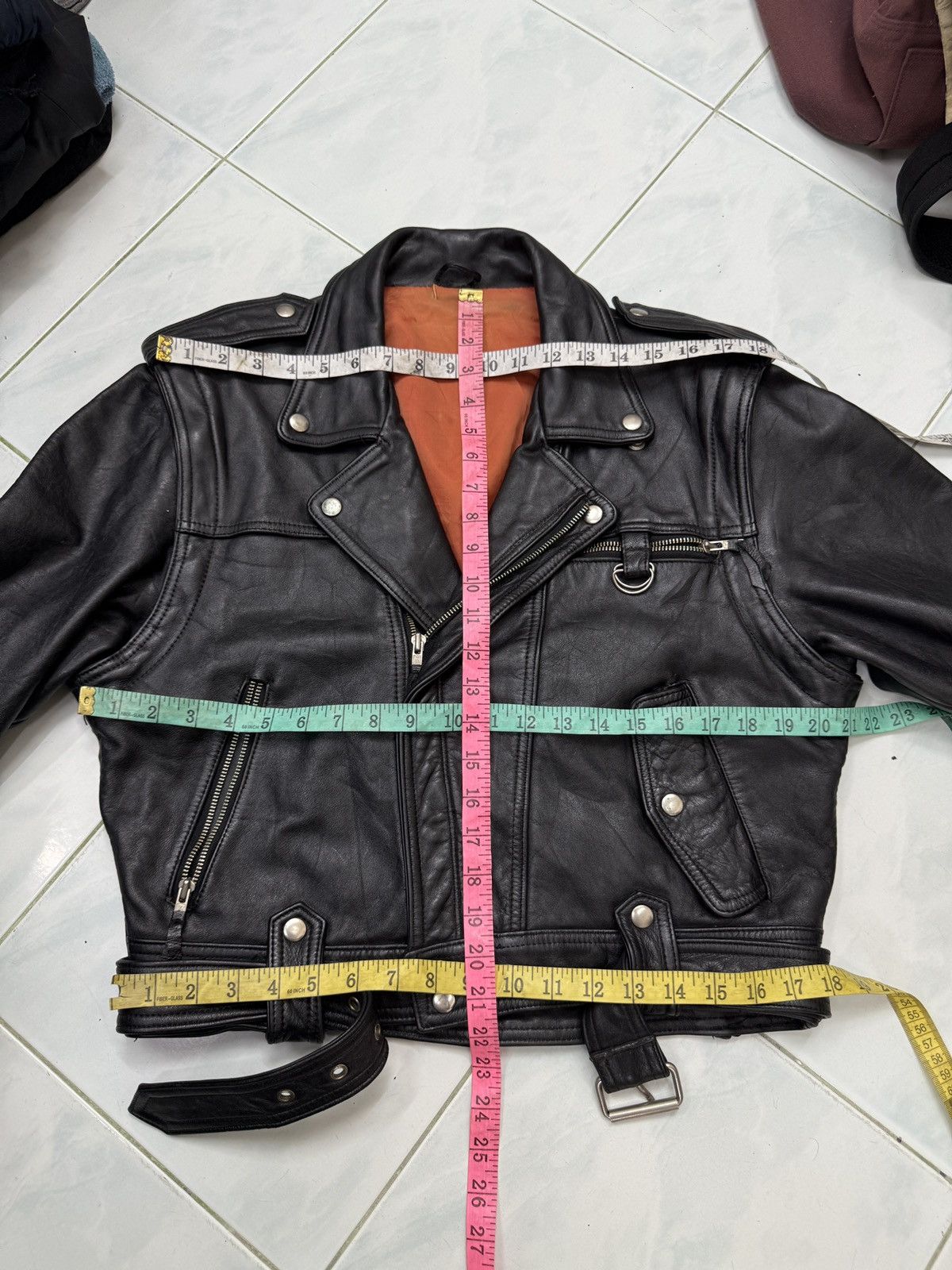 Mastercraft Union 🔥🔥🔥ARCHIVE VTG DOUBLE COLAR LEATHER JACKET Size M / US 6-8 / IT 42-44 - 16 Thumbnail