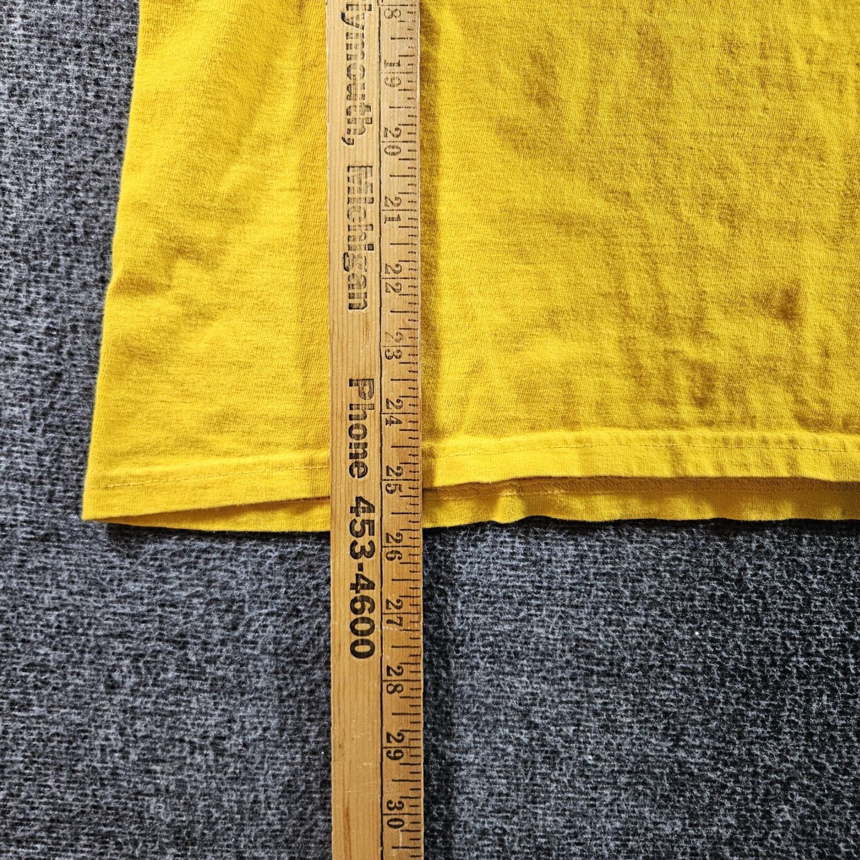 Harley Davidson VINTAGE Harley-Davidson Shirt Mens Medium Yellow Throttle It Out Birch Run Biker Tee Size US M / EU 48-50 / 2 - 5 Thumbnail