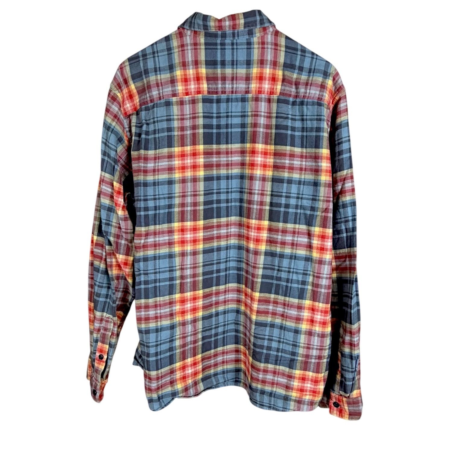 Patagonia Men's Patagonia Red Fjord Flannel Plaid Button-Down Shirt M Size US XL / EU 56 / 4 - 7 Thumbnail