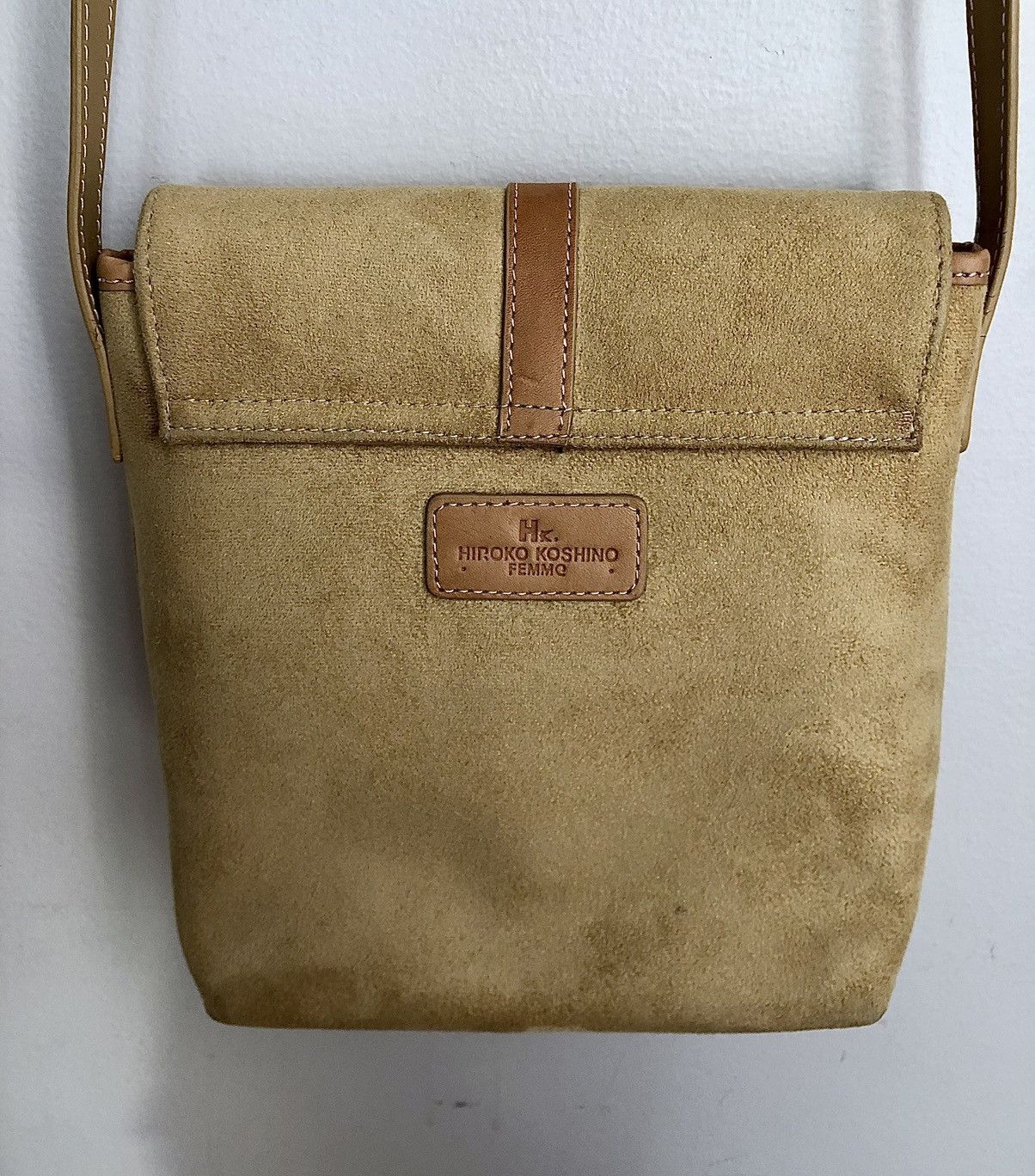 Hiroko Koshino Homme Hiroko Koshino Femme Vintage Suede Shoulder Bag Size ONE SIZE - 7 Thumbnail