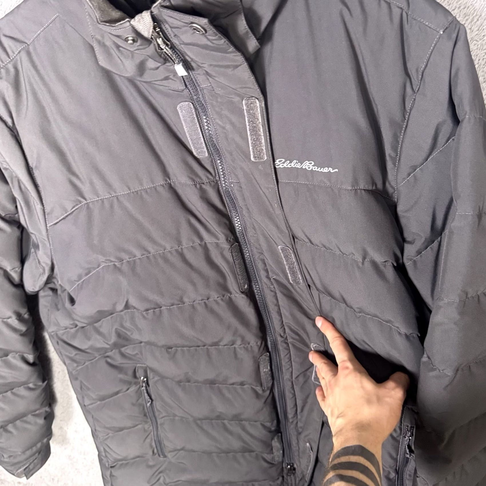 Eddie Bauer Eddie Bauer Parka Mens L Down Jacket Wide Channel Hooded Quilted Puffer EB650 - Wide Channel Size US L / EU 52-54 / 3 - 7 Thumbnail