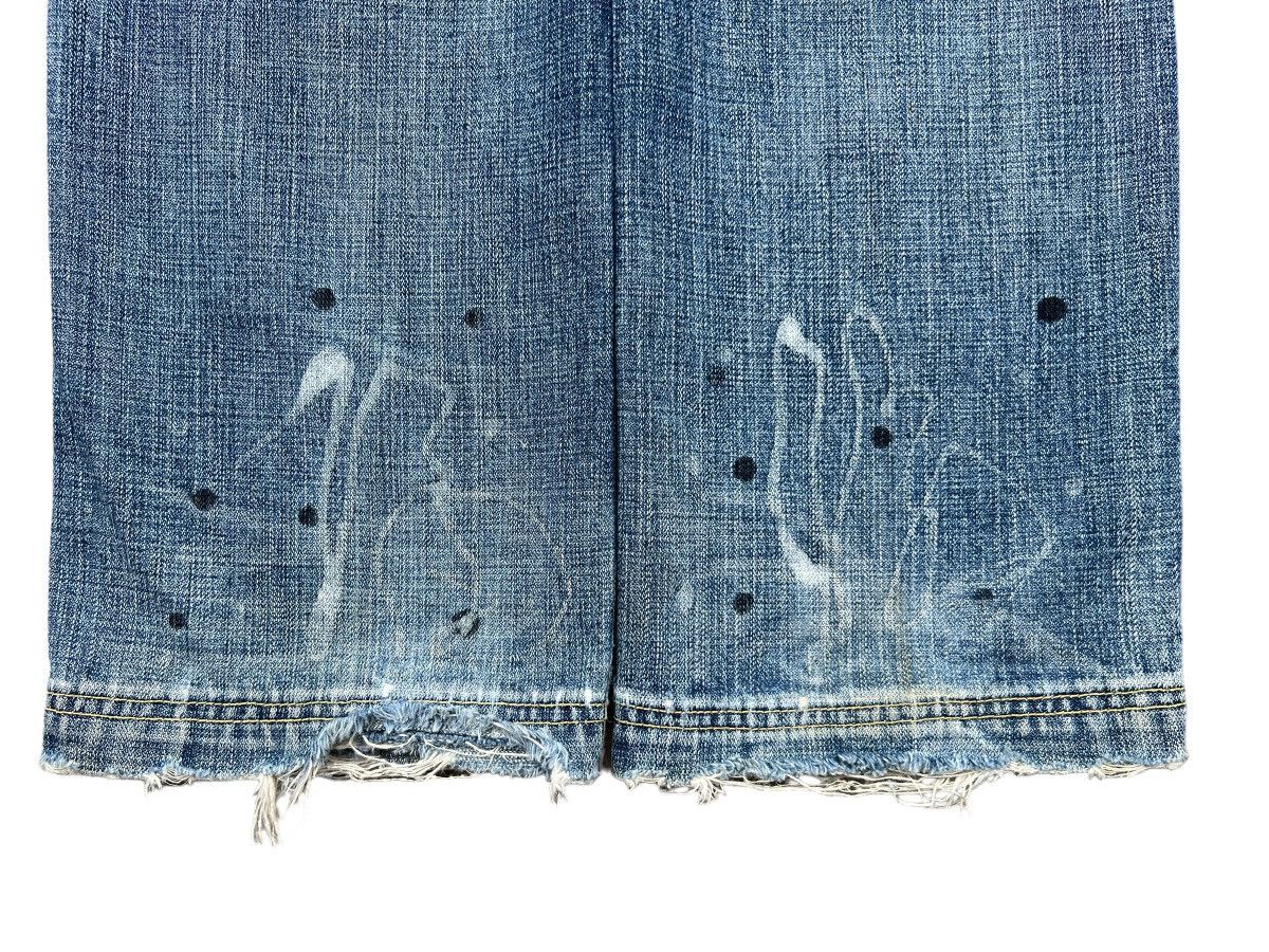 Wrangler Vintage Wrangler Distressed Patchwork Denim Jeans 33x34 Size US 33 - 9 Thumbnail