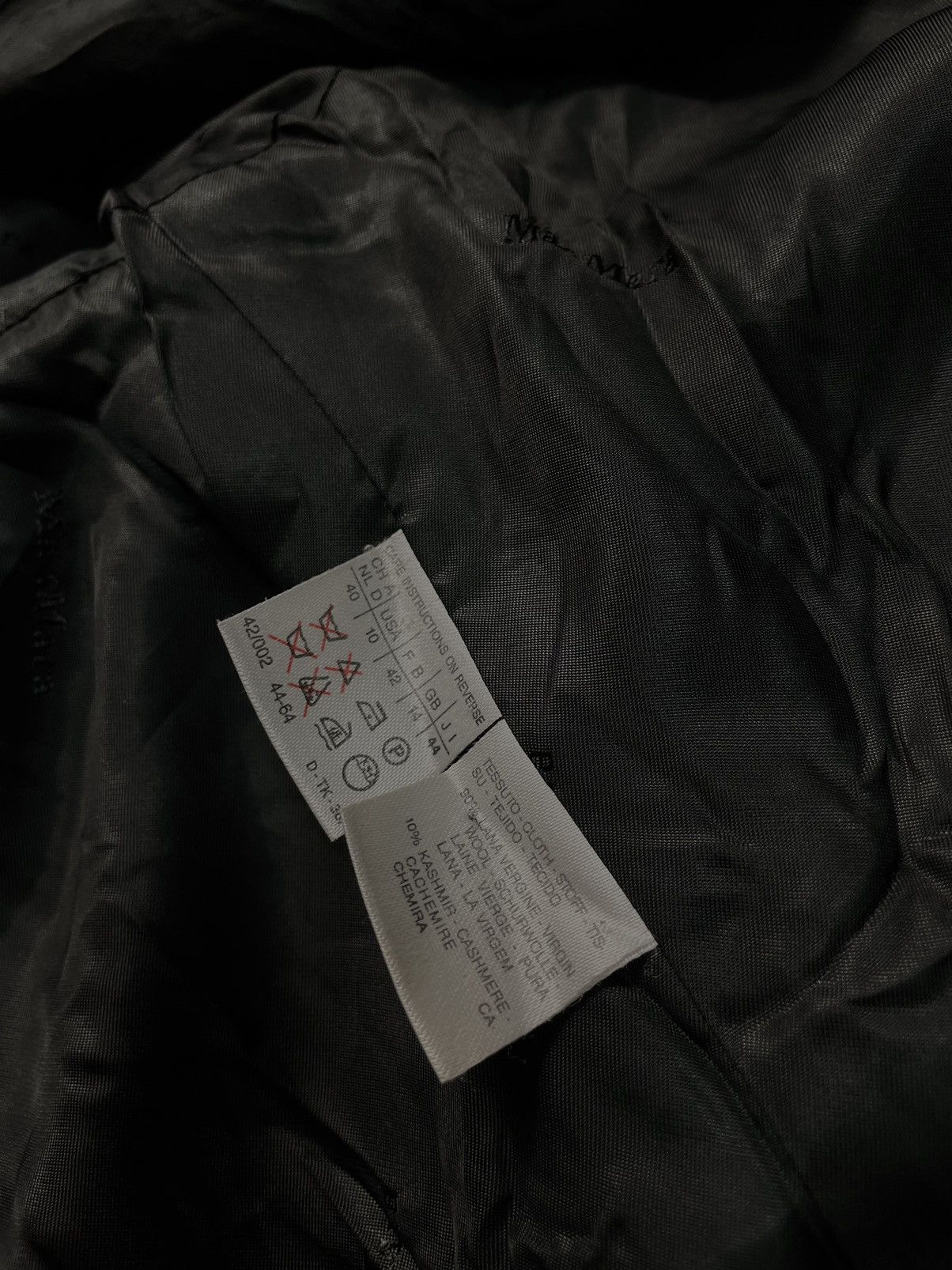 Max Mara Max Mara cocoon Coat Wool Navy Avant Garde Luxury Size 10 Size XL / US 12-14 / IT 48-50 - 12 Thumbnail