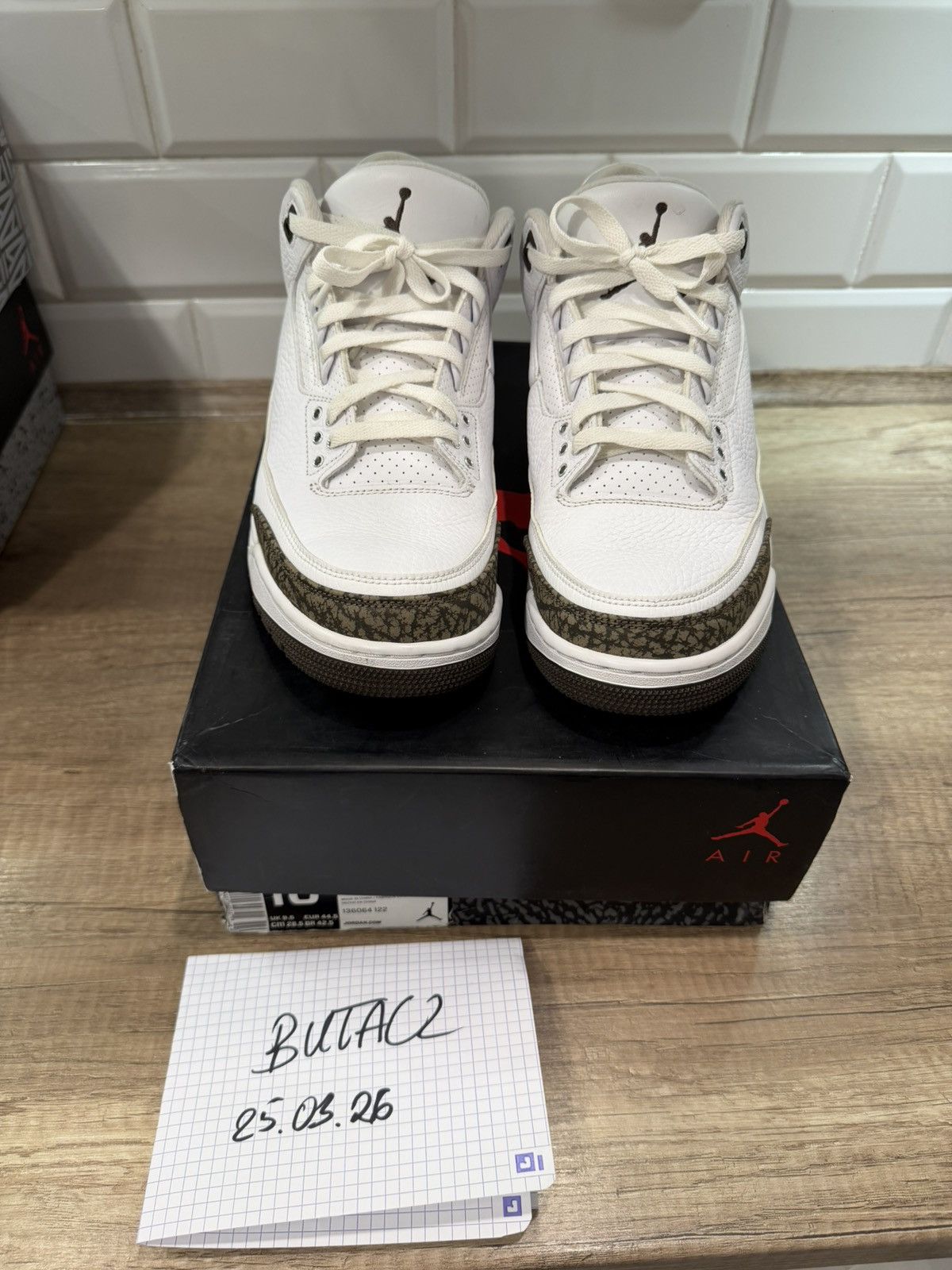 Jordan Brand Jordan 3 Mocha Size US 10.5 / EU 43-44 - 5 Thumbnail