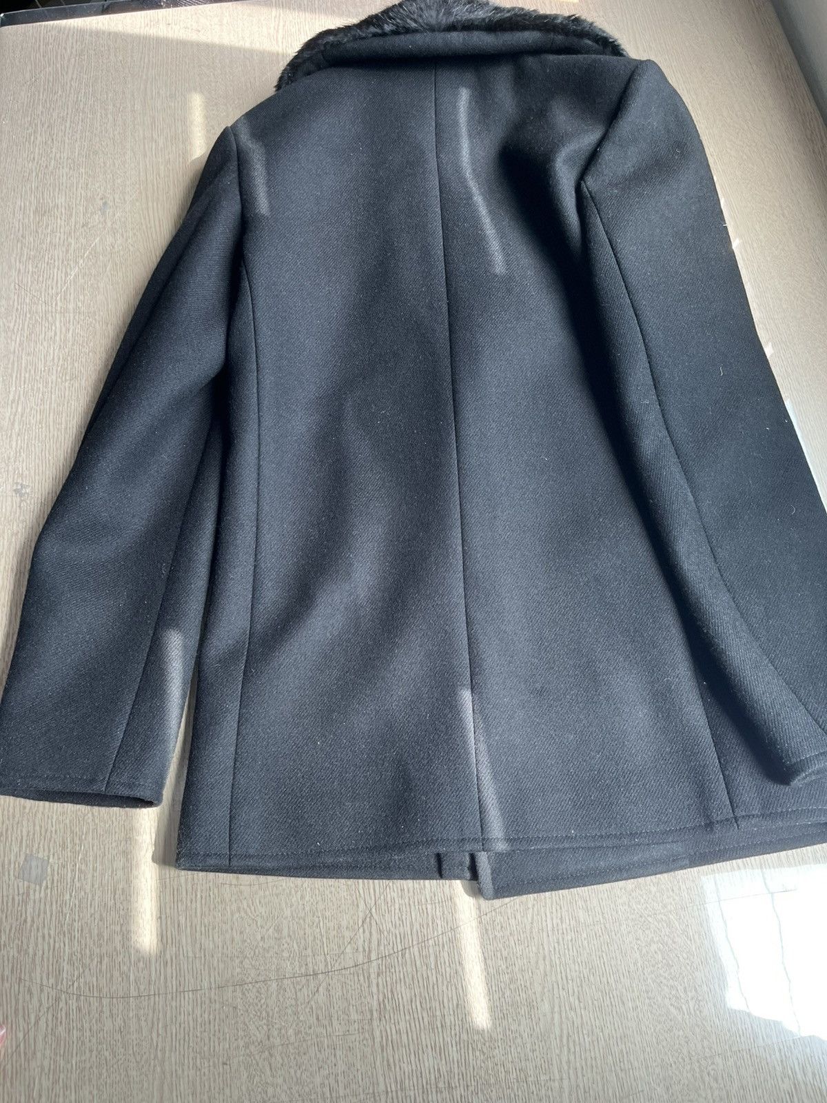 Saint Laurent Paris 46 Saint Laurent Nutria real fur collar wool peacoat jacket Size US S / EU 44-46 / 1 - 6 Thumbnail