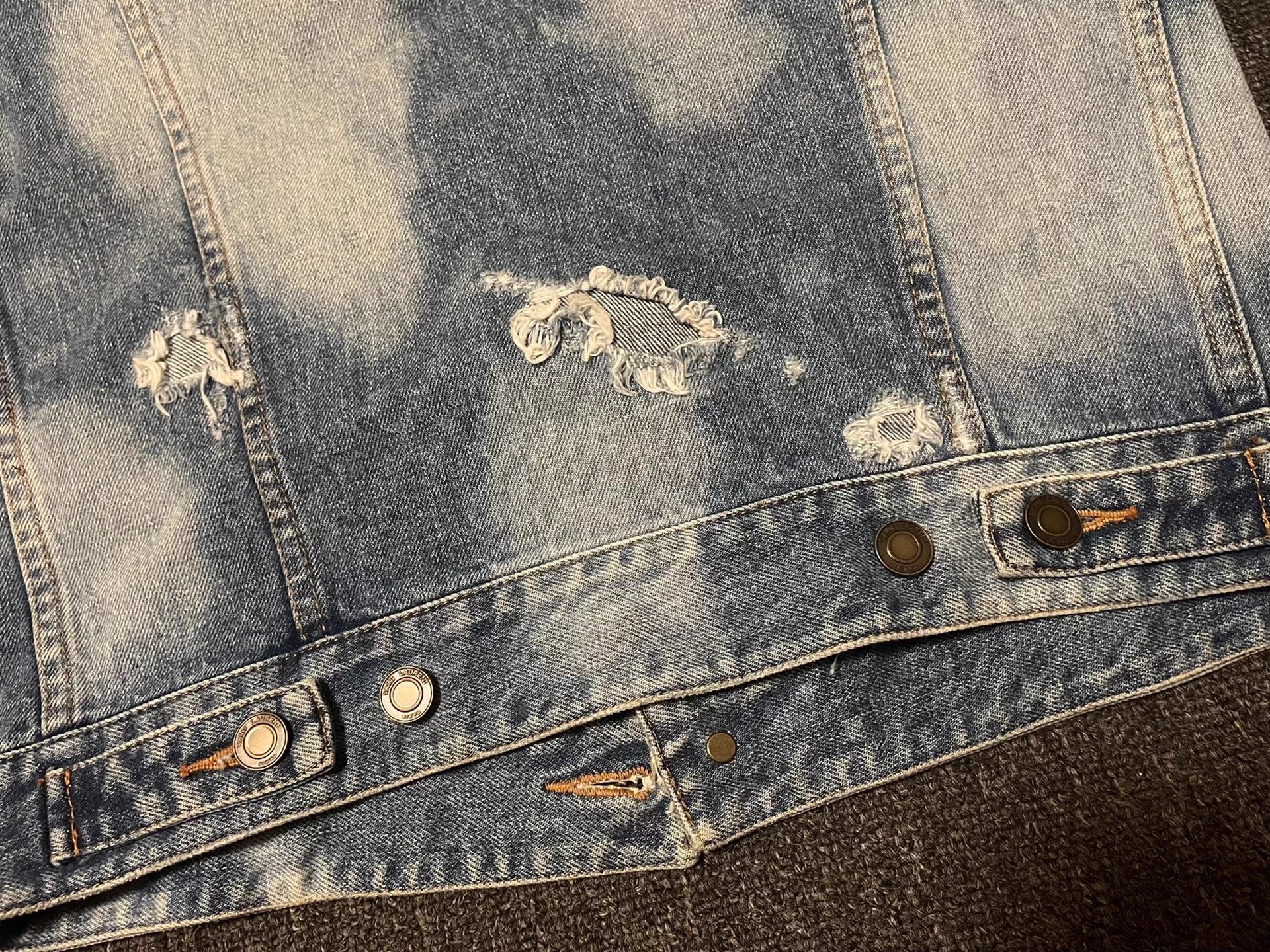 Saint Laurent Paris Saint Laurent (SLP) denim jacket Size S / US 4 / IT 40 - 8 Thumbnail