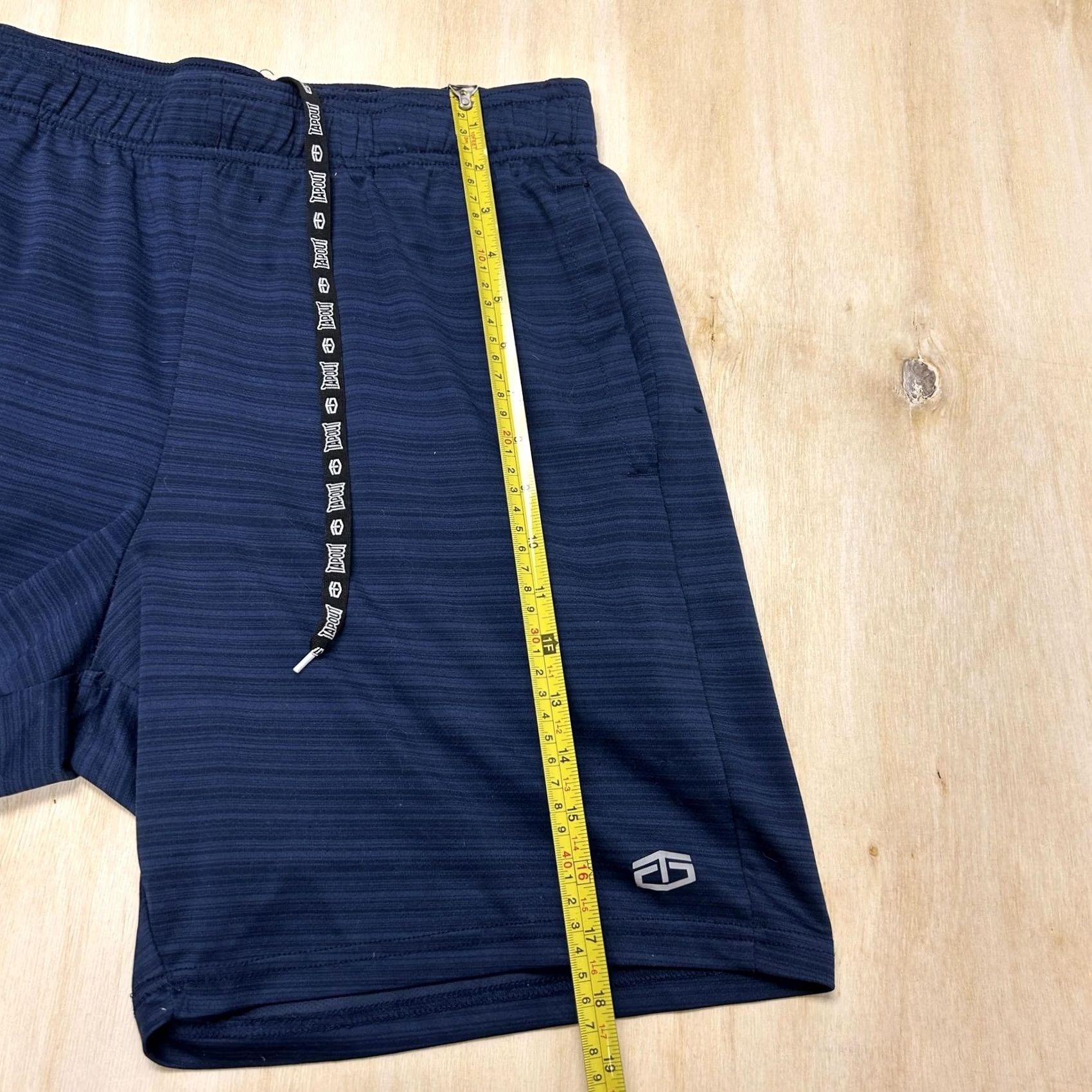 Tapout Tapout Shorts Mens Large Blue Jersey Athletic Gym Running Drawstring Training Size US L / EU 52-54 / 3 - 4 Thumbnail