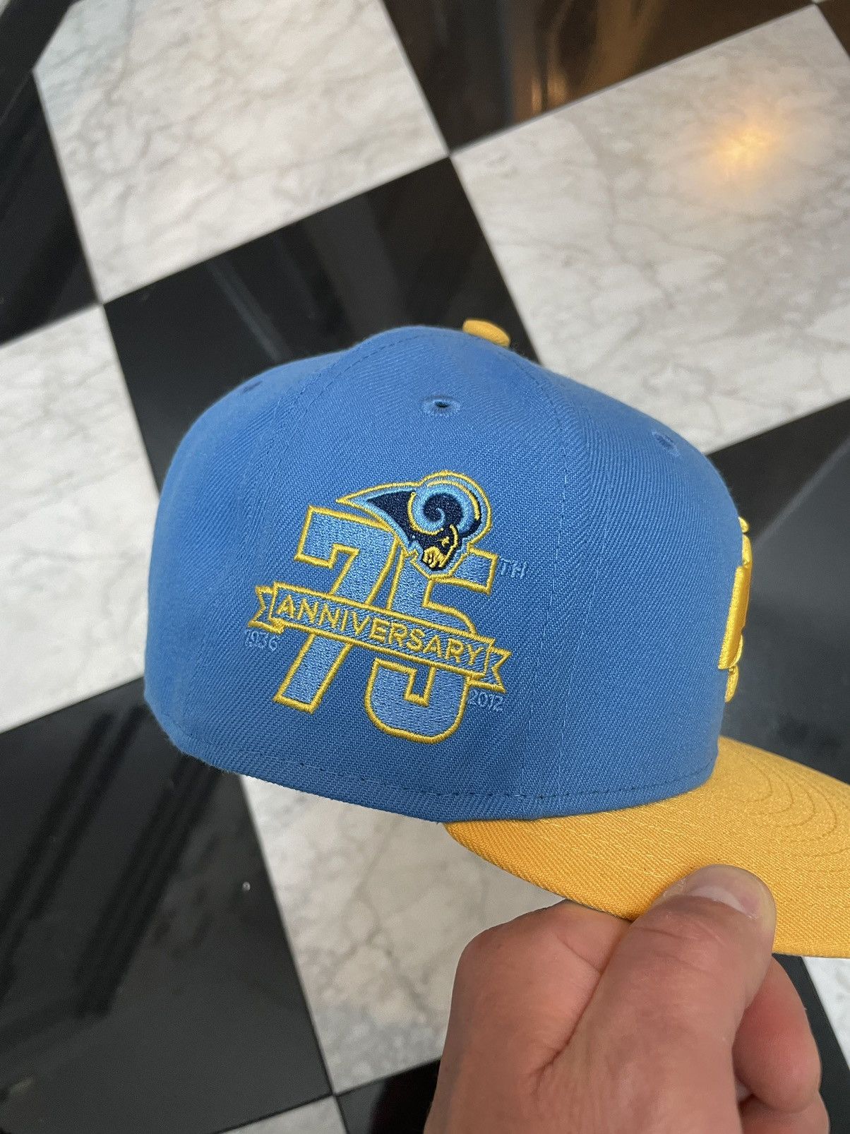 New Era 🔥 Exclusive Rams fitted hat size 7 Size ONE SIZE - 2 Thumbnail