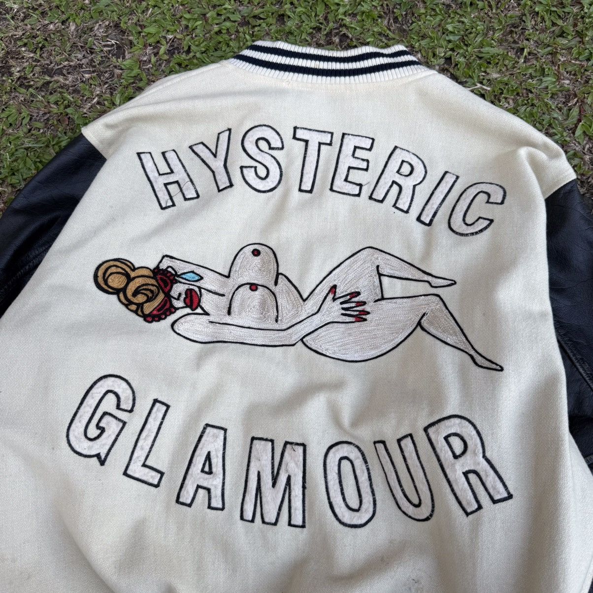 Hysteric Glamour × Japanese Brand HYSTERIC GLAMOUR Super Rare Embroidery Logo Varsity Jacket Size US L / EU 52-54 / 3 - 8 Thumbnail