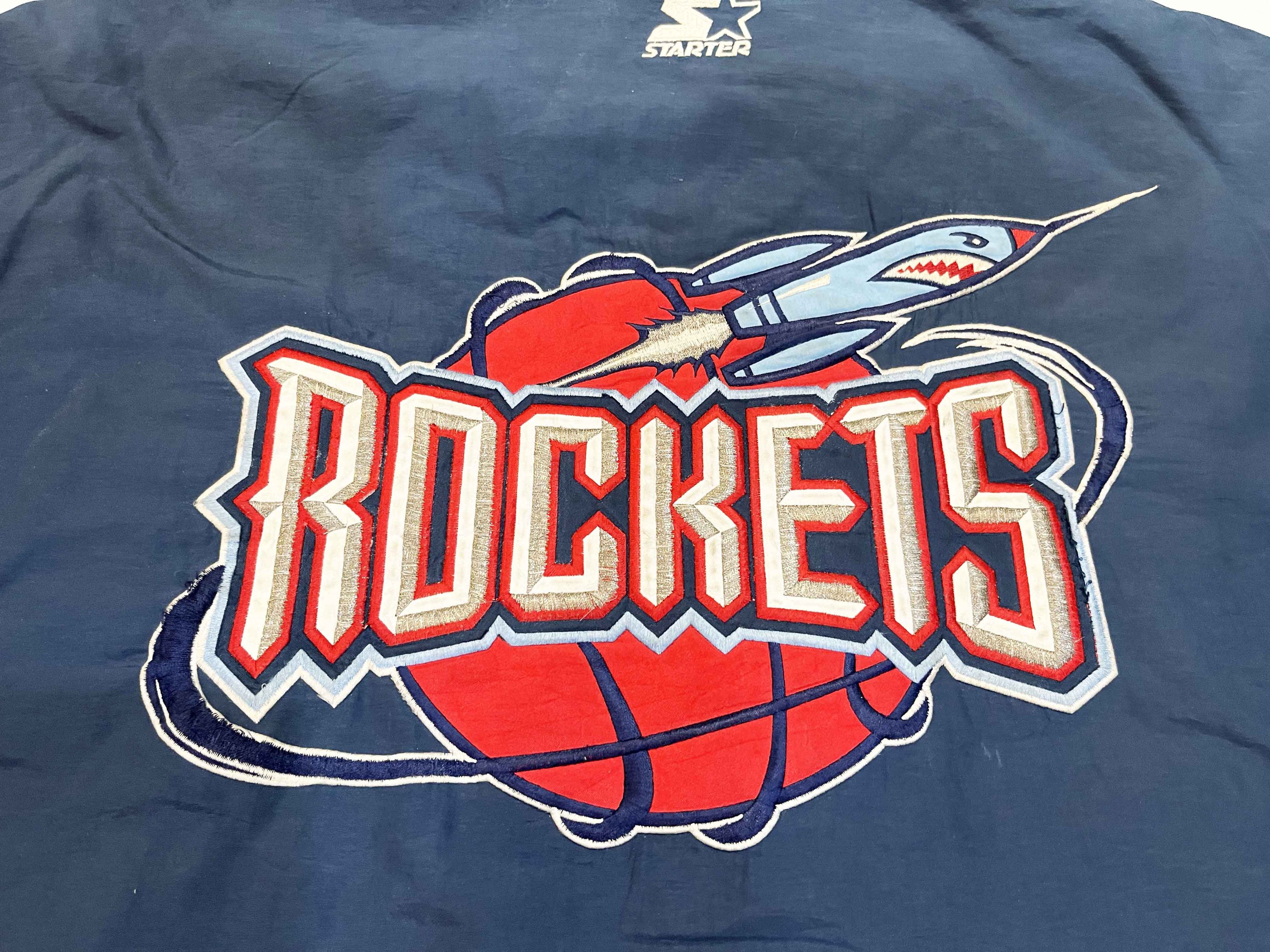 NBA × Starter × Vintage Vintage Starter NBA Houston Rockets Full Zip Puffer Jacket Size US L / EU 52-54 / 3 - 5 Thumbnail