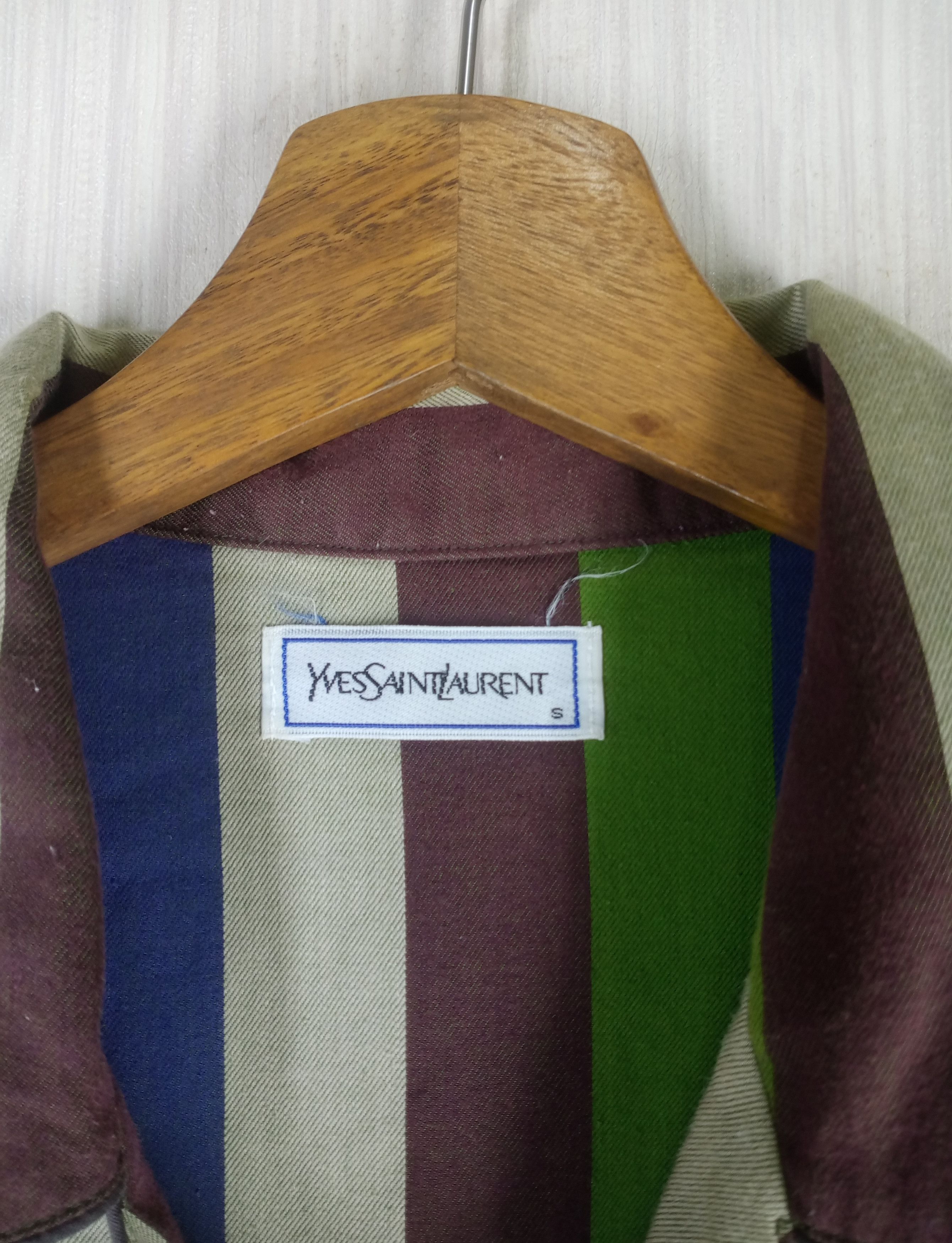 Yves Saint Laurent Rare Vintage Yves Saint Laurent YSL Stripe Pajamas Size US S / EU 44-46 / 1 - 8 Thumbnail